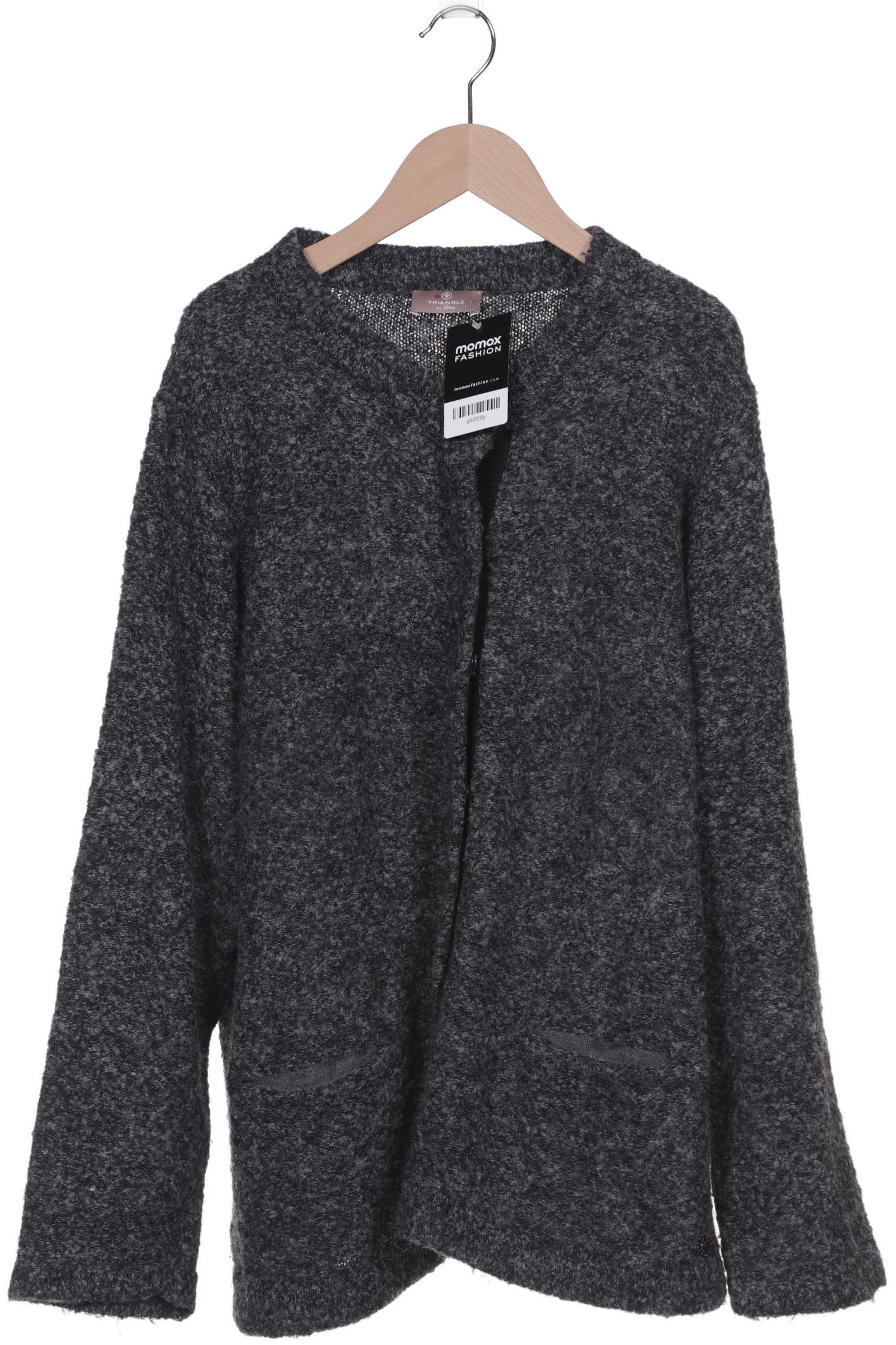 

Triangle Damen Strickjacke, grau, Gr. 50