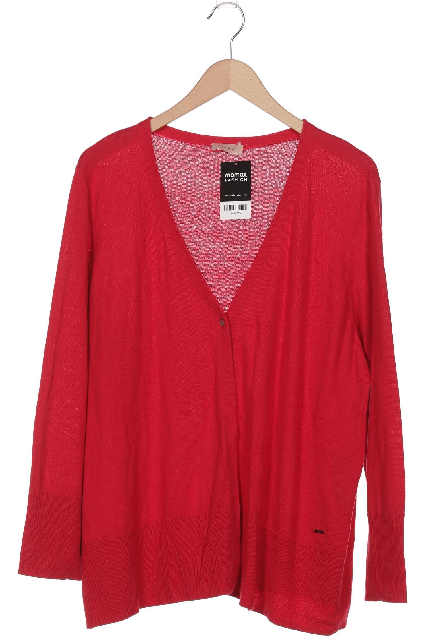 

Triangle Damen Strickjacke, rot, Gr. 52