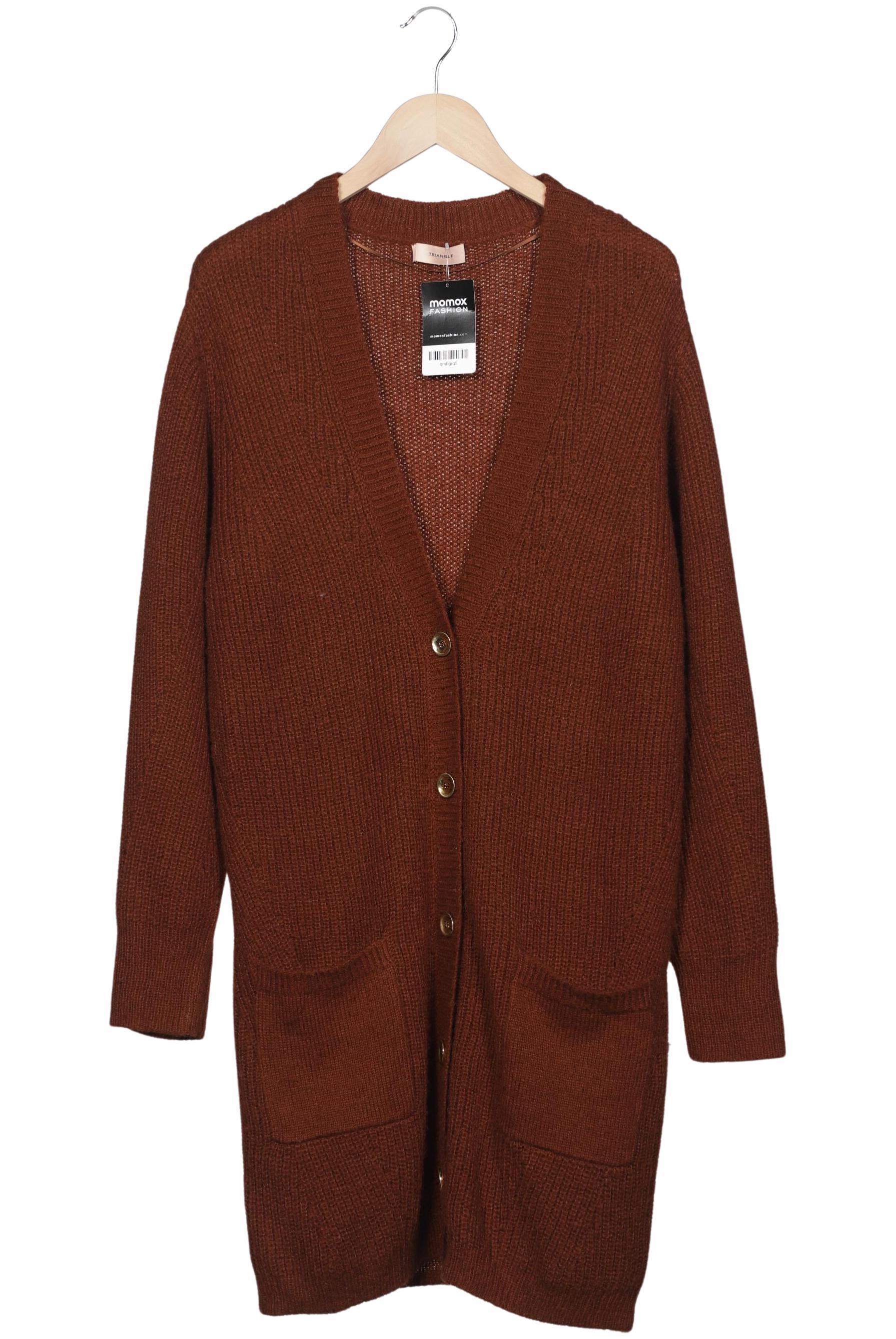 

Triangle Damen Strickjacke, braun, Gr. 40