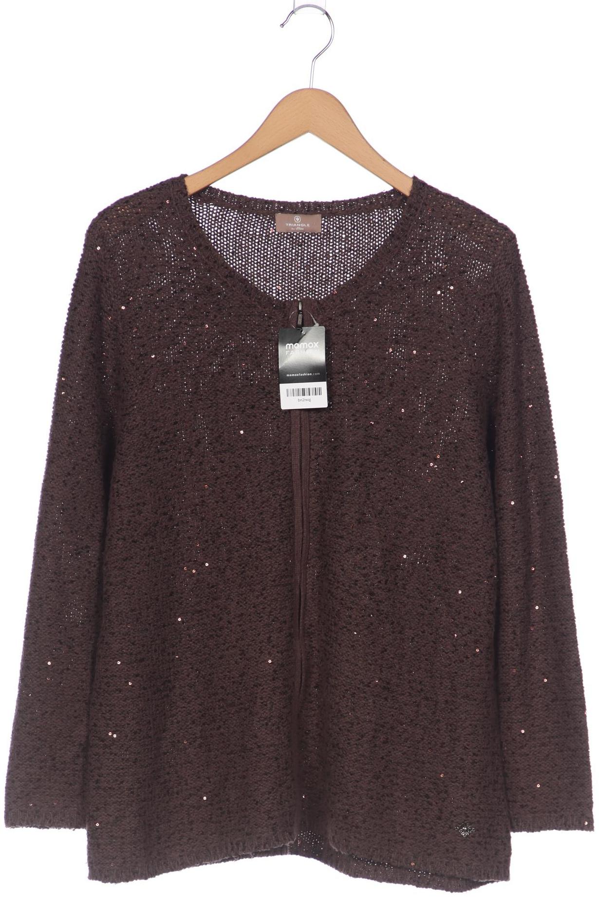 

Triangle Damen Strickjacke, braun, Gr. 46