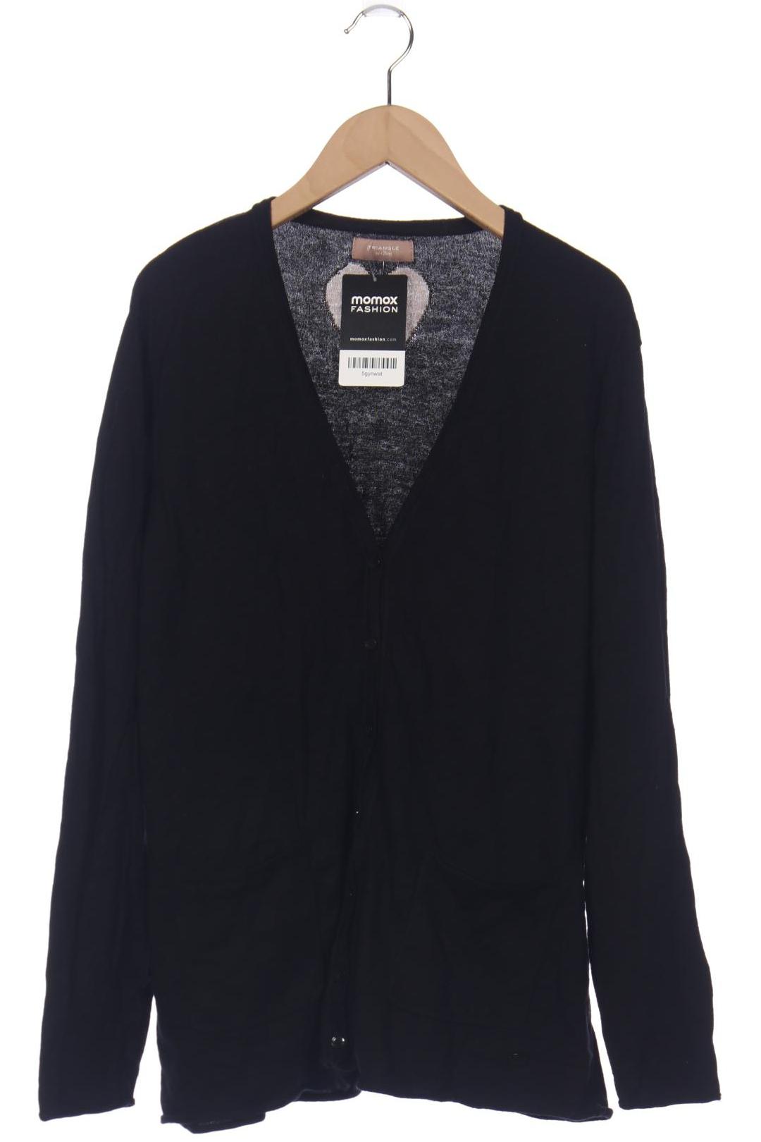 

Triangle Damen Strickjacke, schwarz, Gr. 44