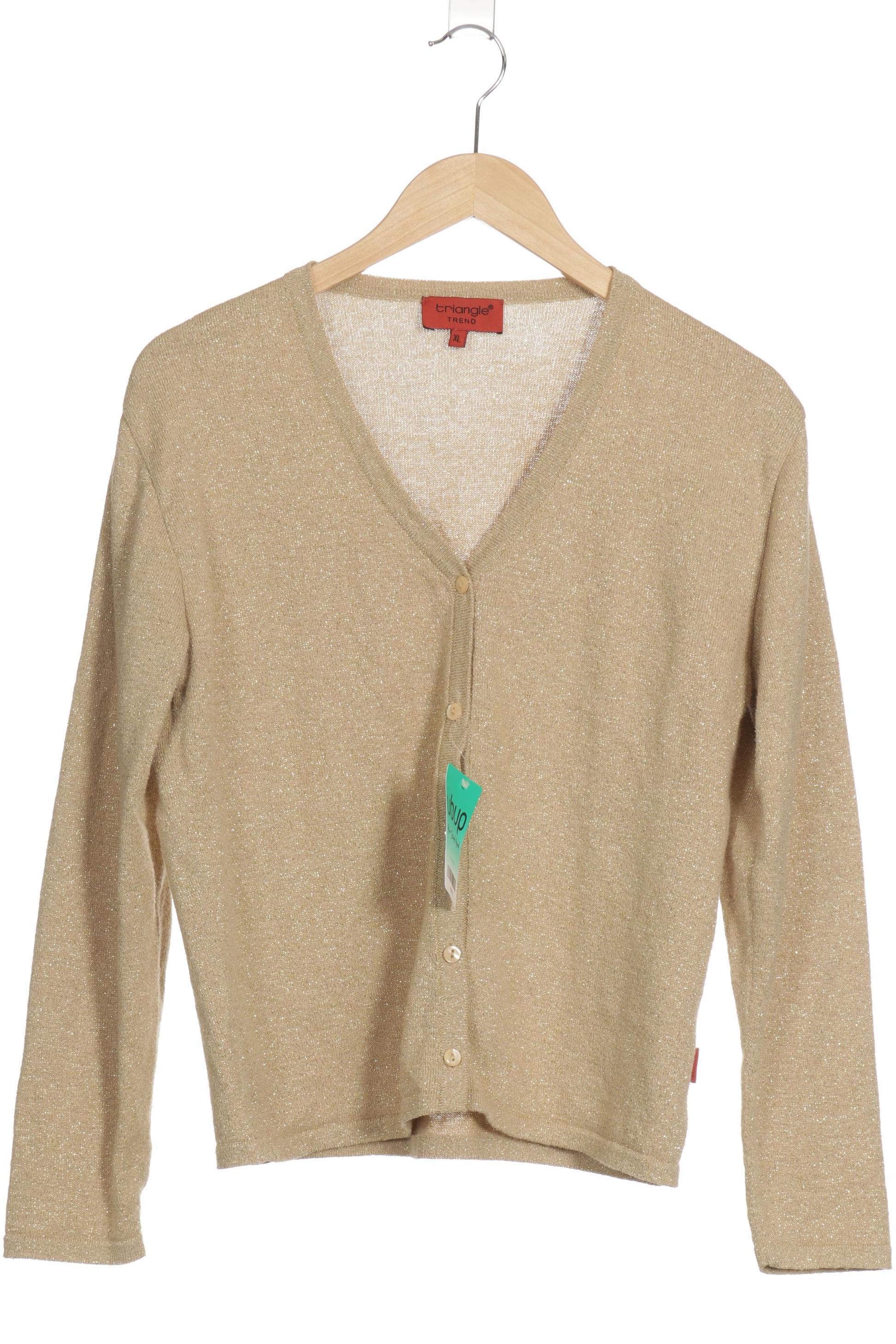 

Triangle Damen Strickjacke, beige, Gr. 44