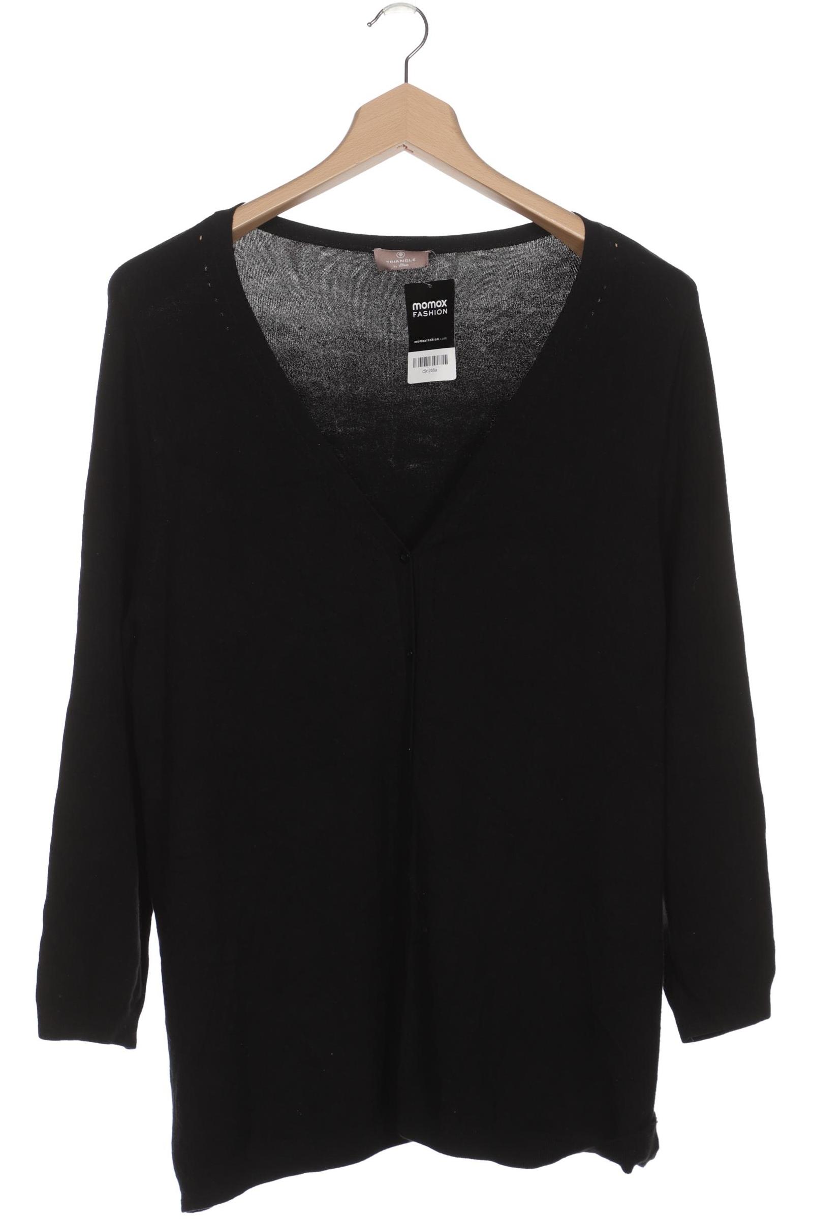 

Triangle Damen Strickjacke, schwarz, Gr. 48