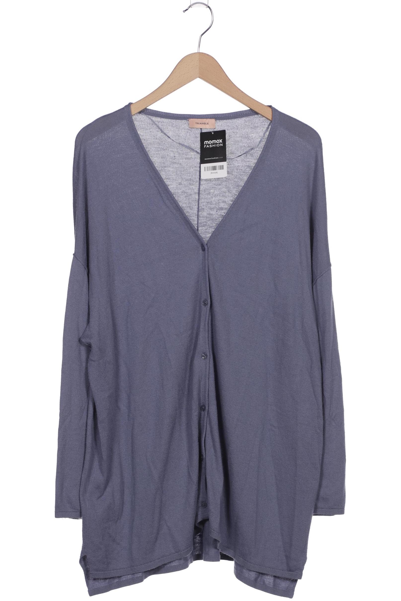 

Triangle Damen Strickjacke, blau, Gr. 52