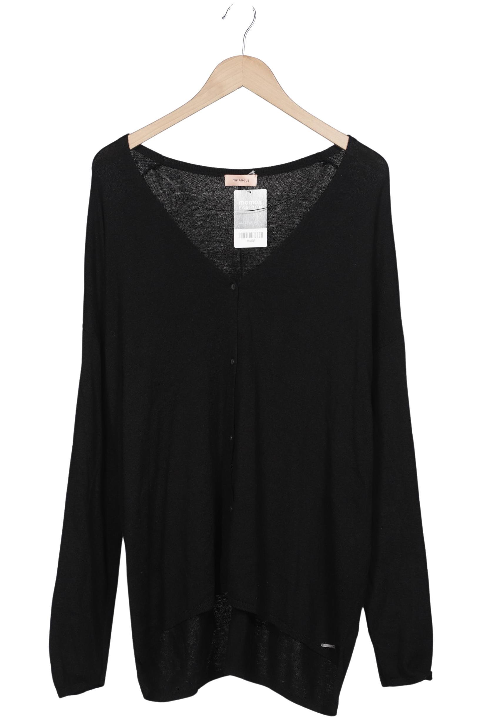 

Triangle Damen Strickjacke, schwarz, Gr. 46