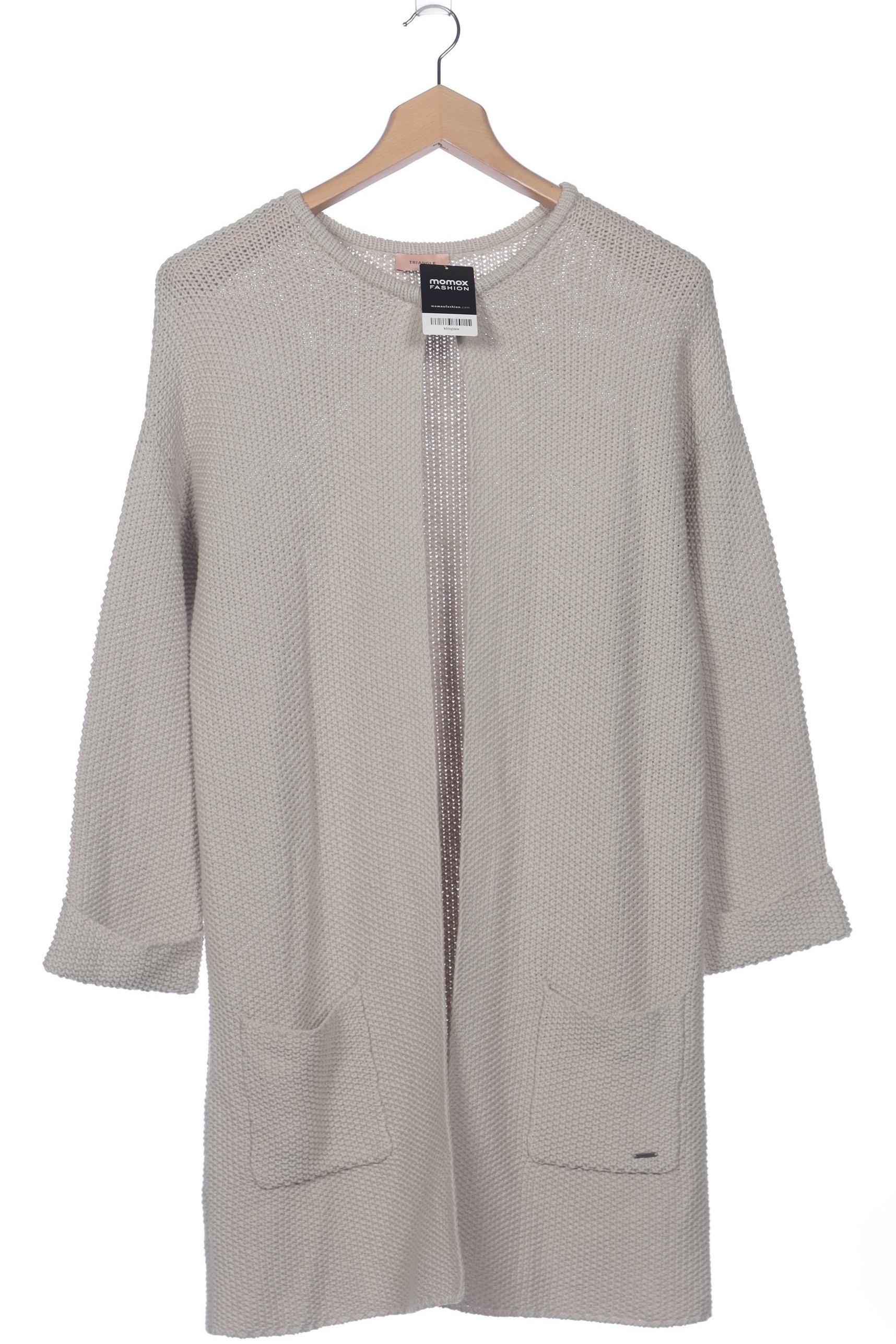 

Triangle Damen Strickjacke, cremeweiß, Gr. 44