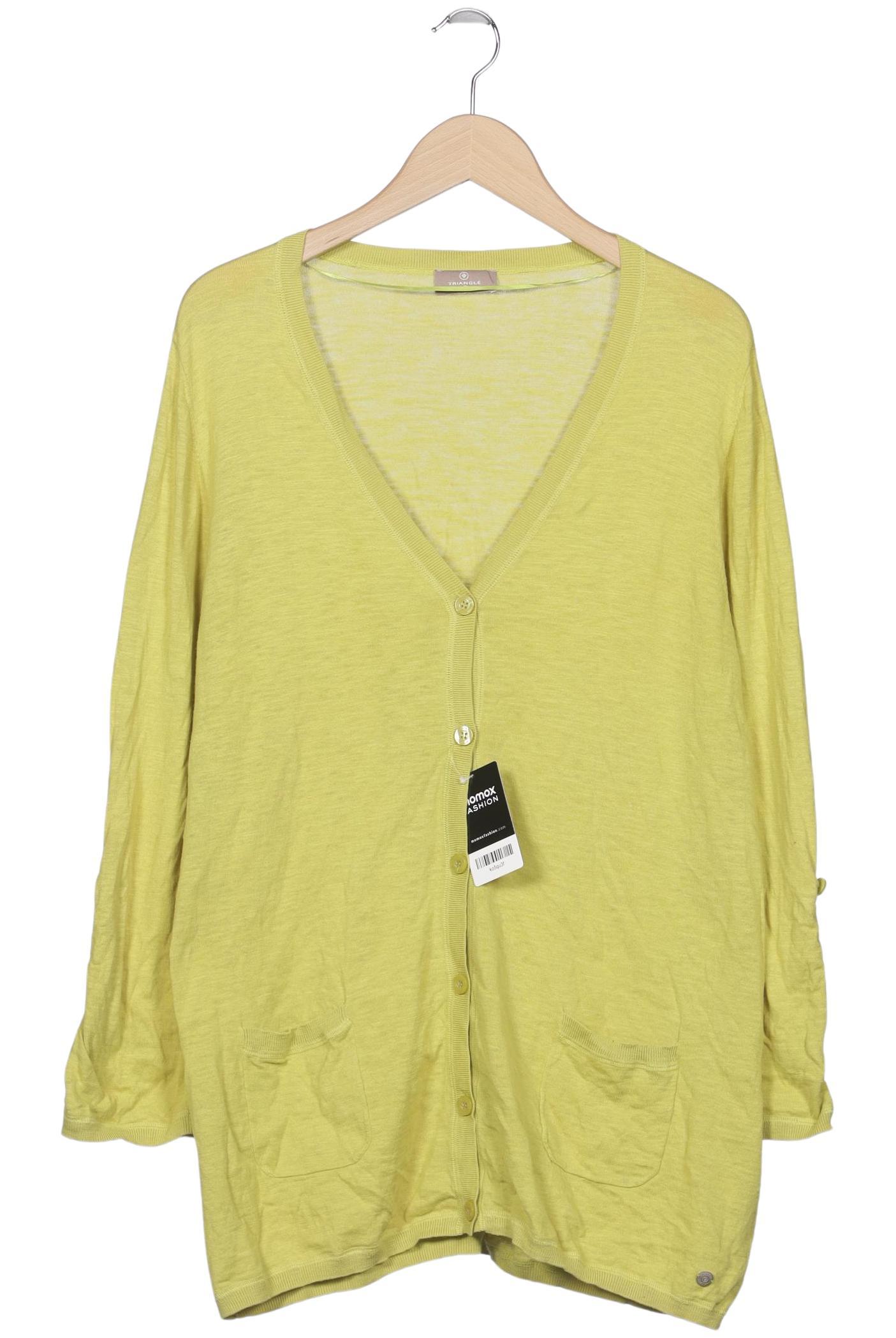 

Triangle Damen Strickjacke, hellgrün, Gr. 50