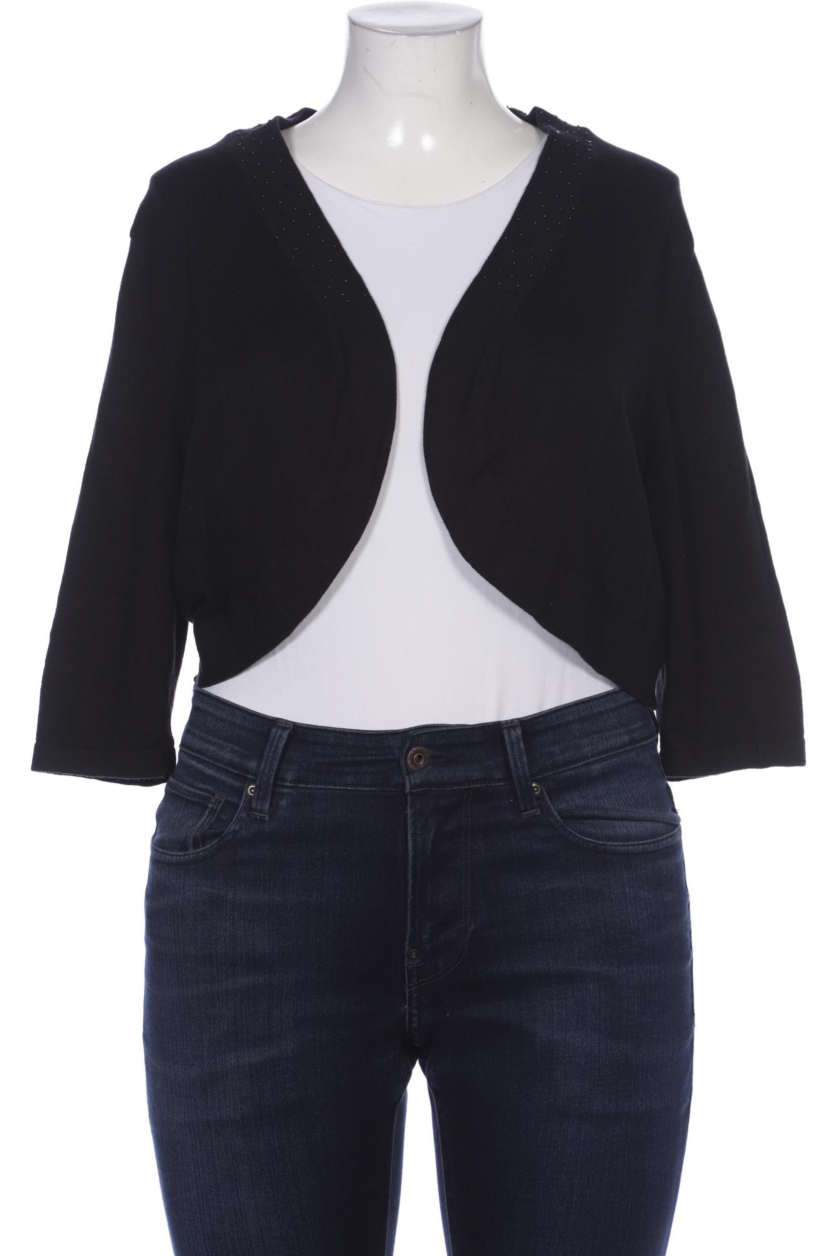 

Triangle Damen Strickjacke, schwarz, Gr. 48