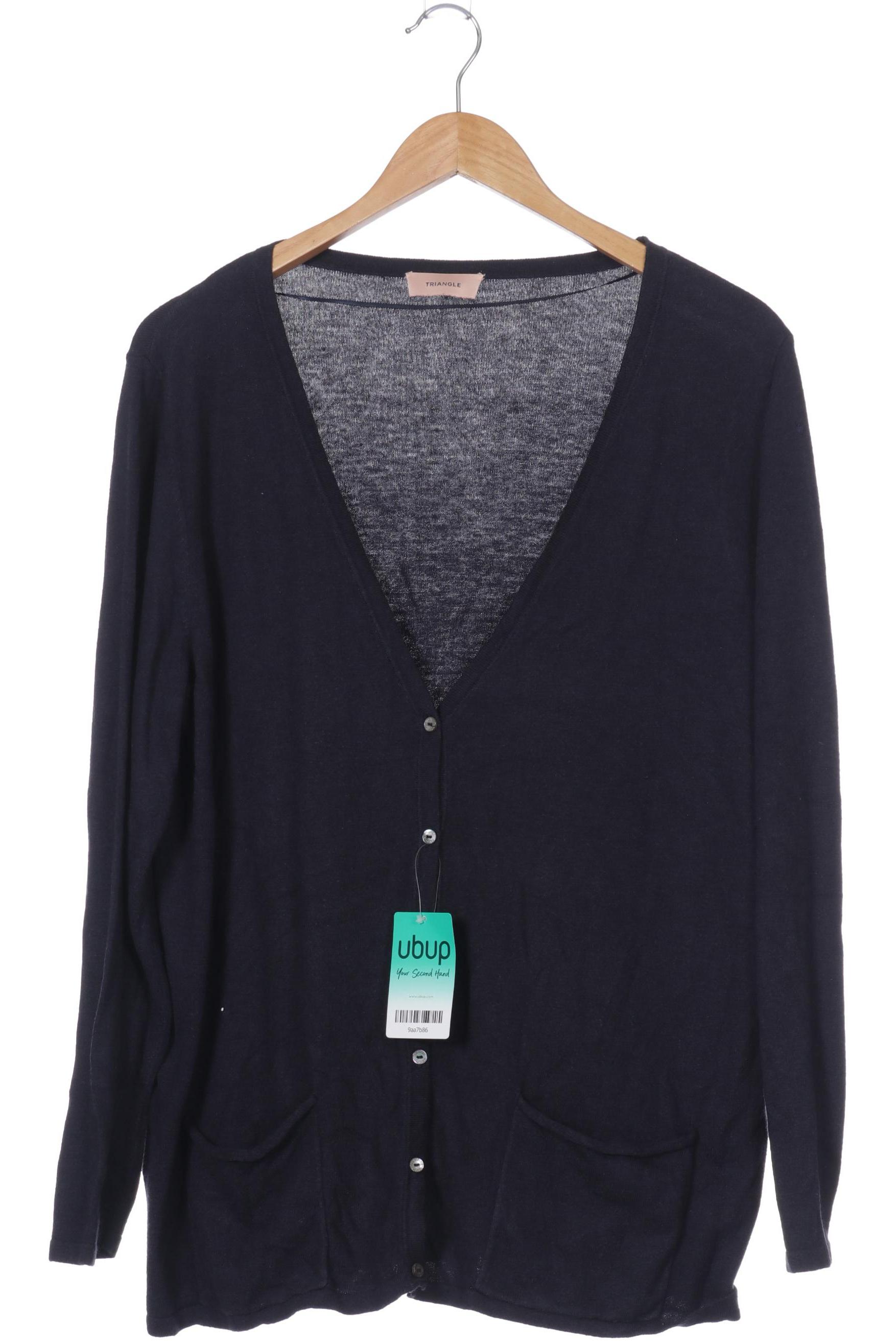 

Triangle Damen Strickjacke, blau, Gr. 44