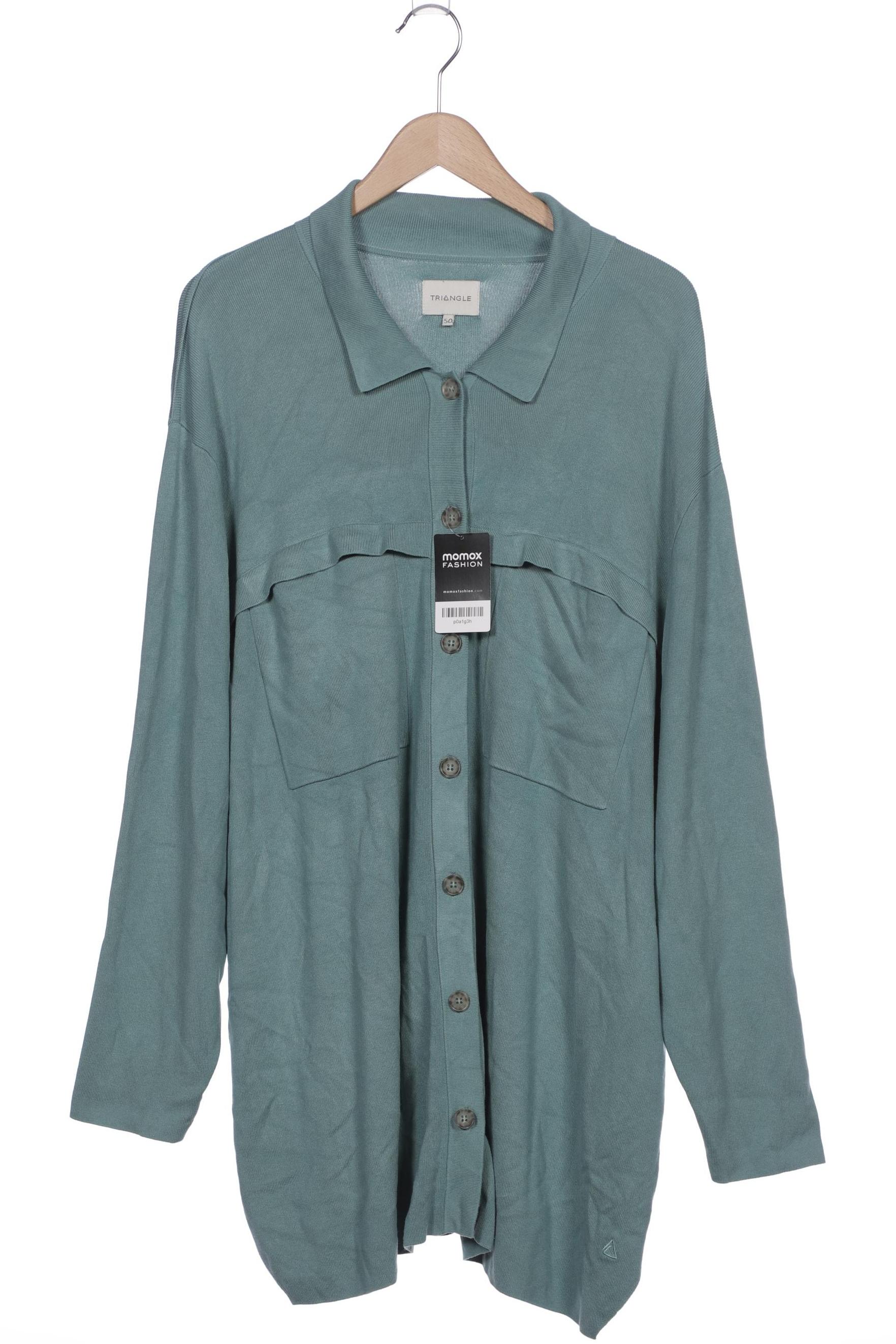 

Triangle Damen Strickjacke, türkis, Gr. 50