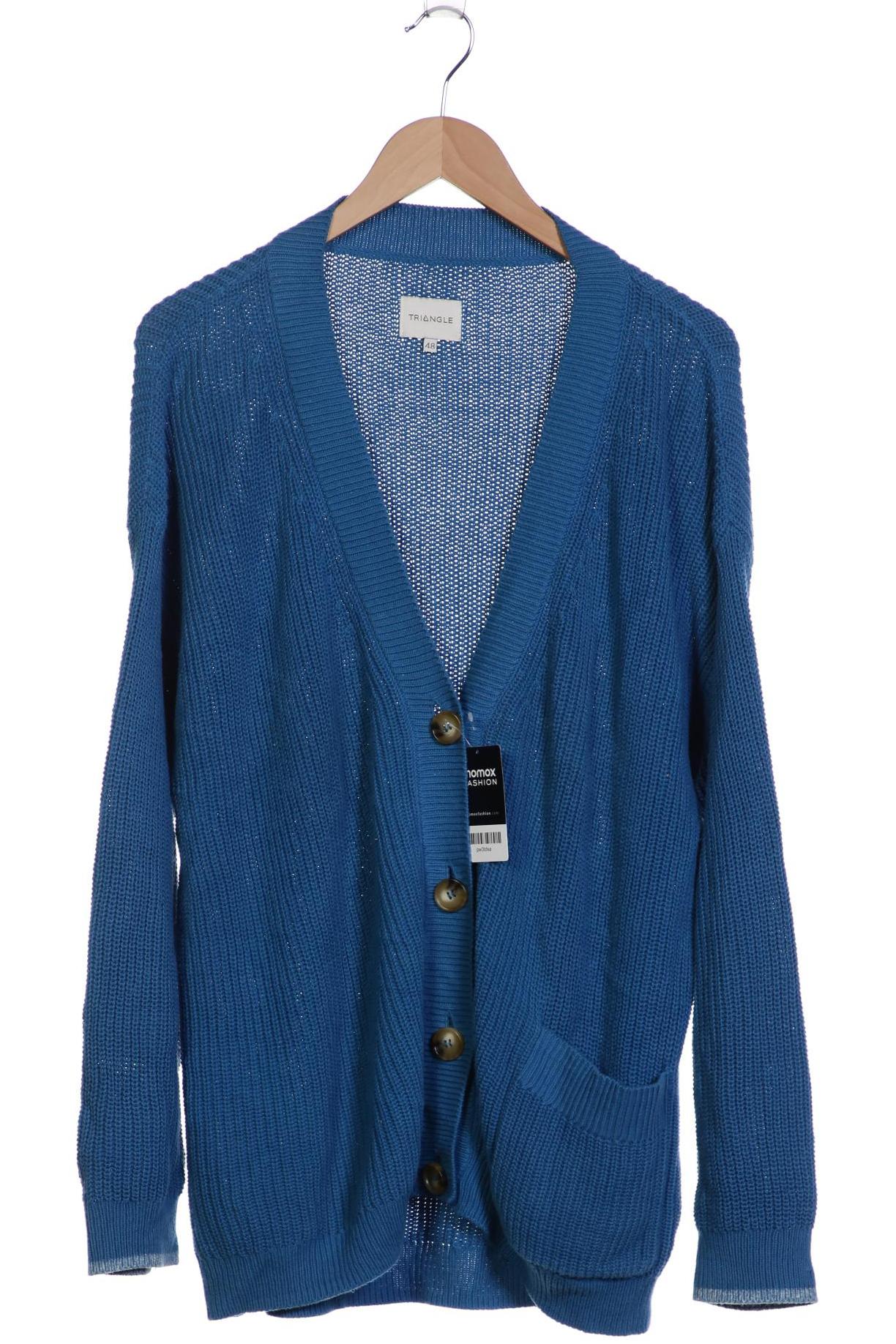 

Triangle Damen Strickjacke, blau, Gr. 48