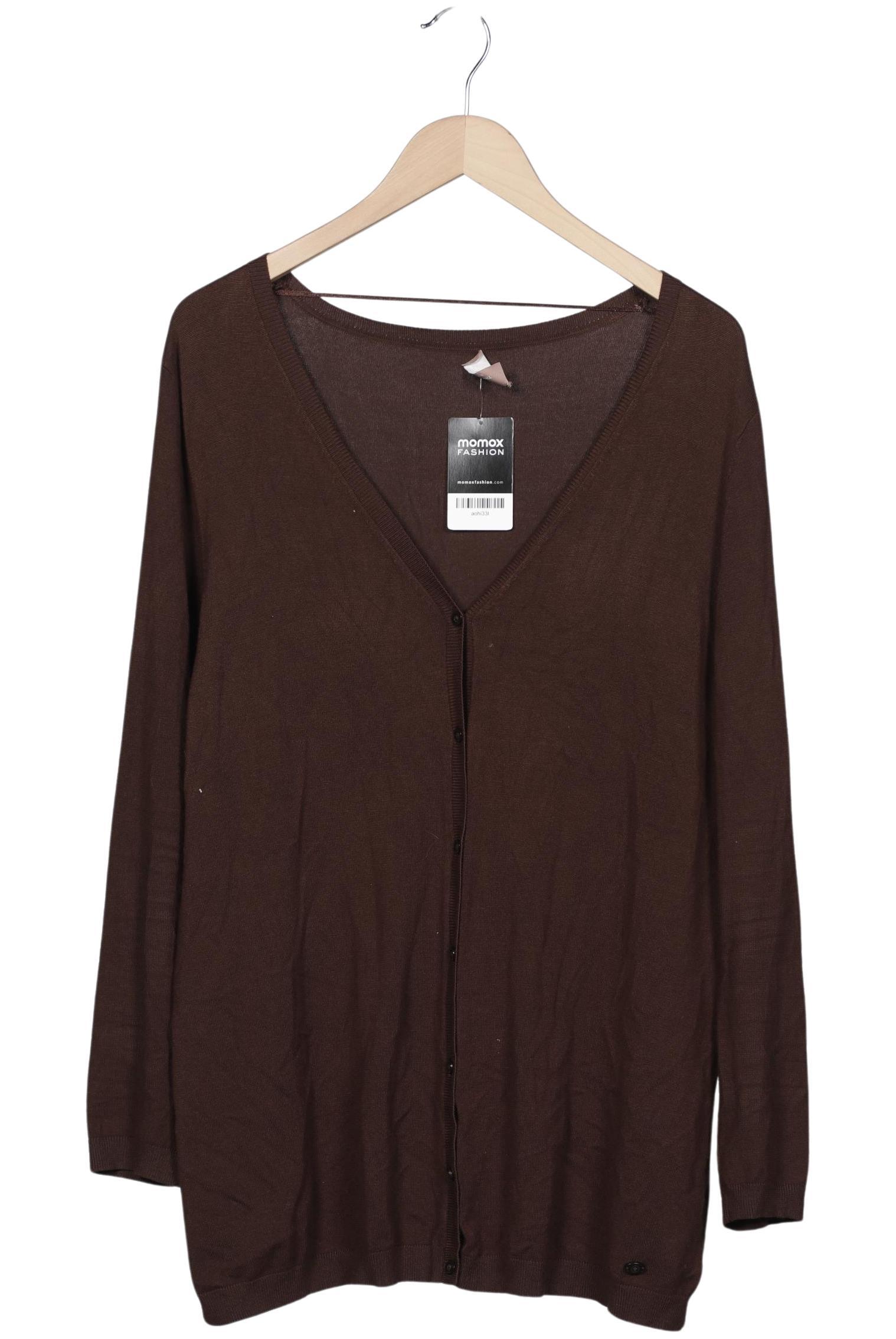 

Triangle Damen Strickjacke, braun, Gr. 48