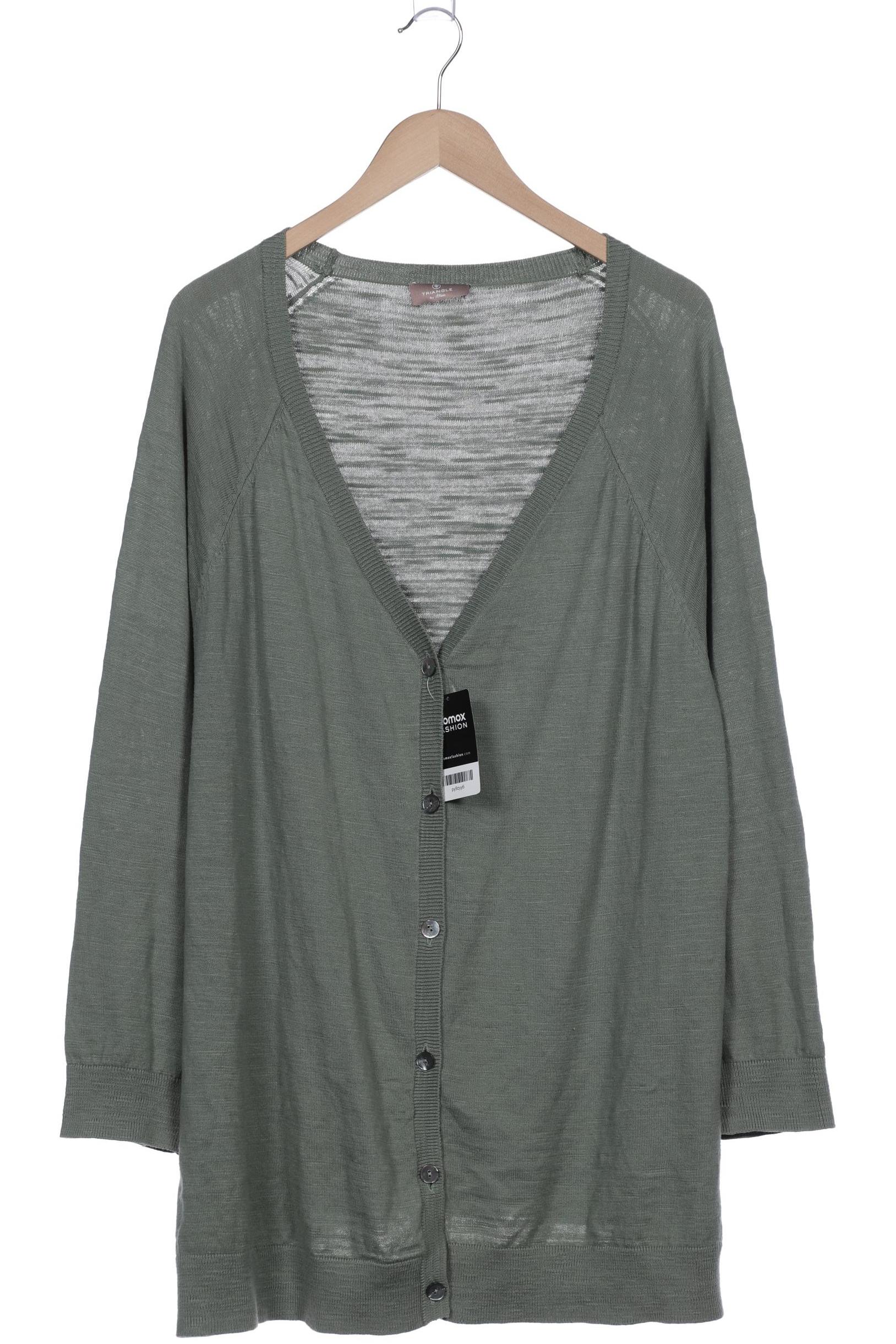 

Triangle Damen Strickjacke, grün, Gr. 50
