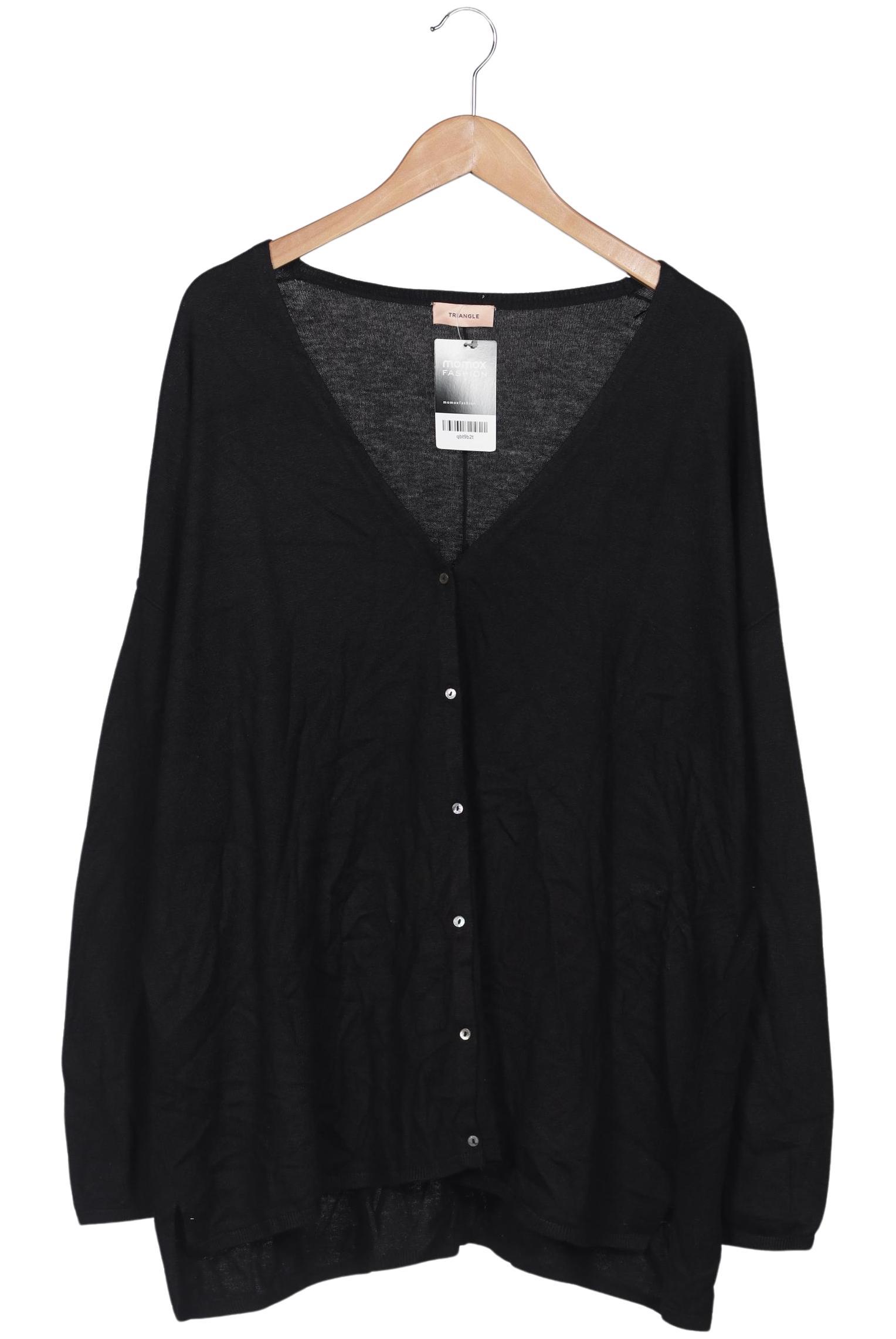 

Triangle Damen Strickjacke, schwarz, Gr. 50