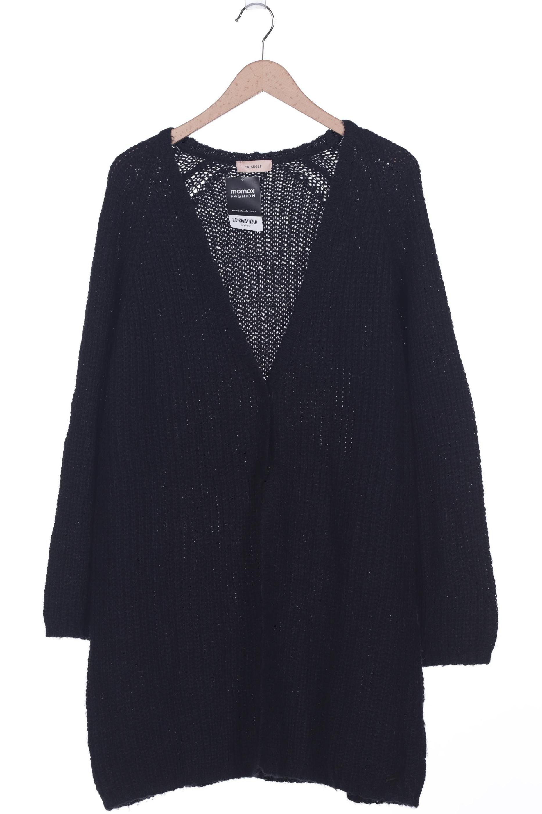 

Triangle Damen Strickjacke, schwarz, Gr. 48