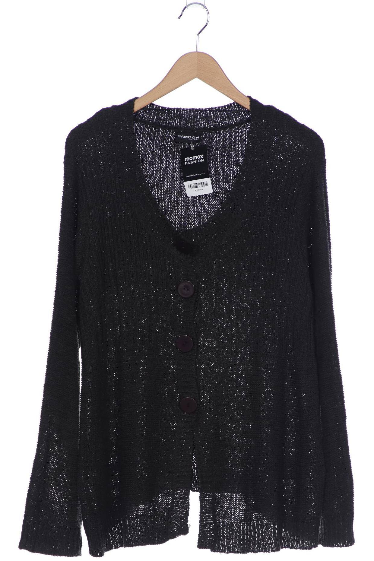 

Triangle Damen Strickjacke, schwarz, Gr. 48