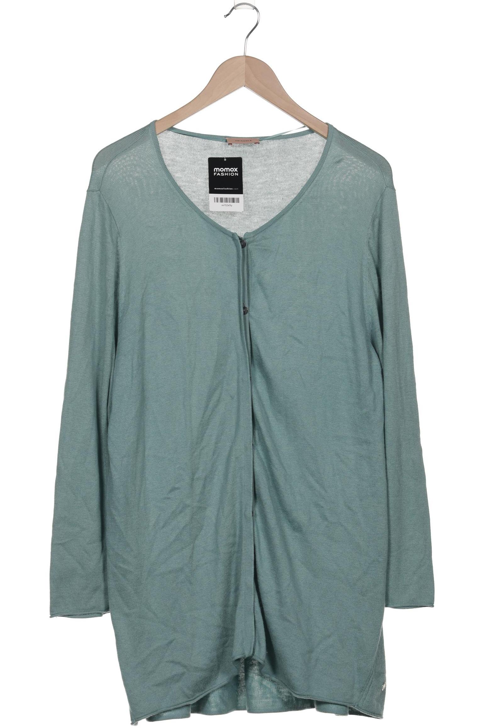 

Triangle Damen Strickjacke, türkis, Gr. 52