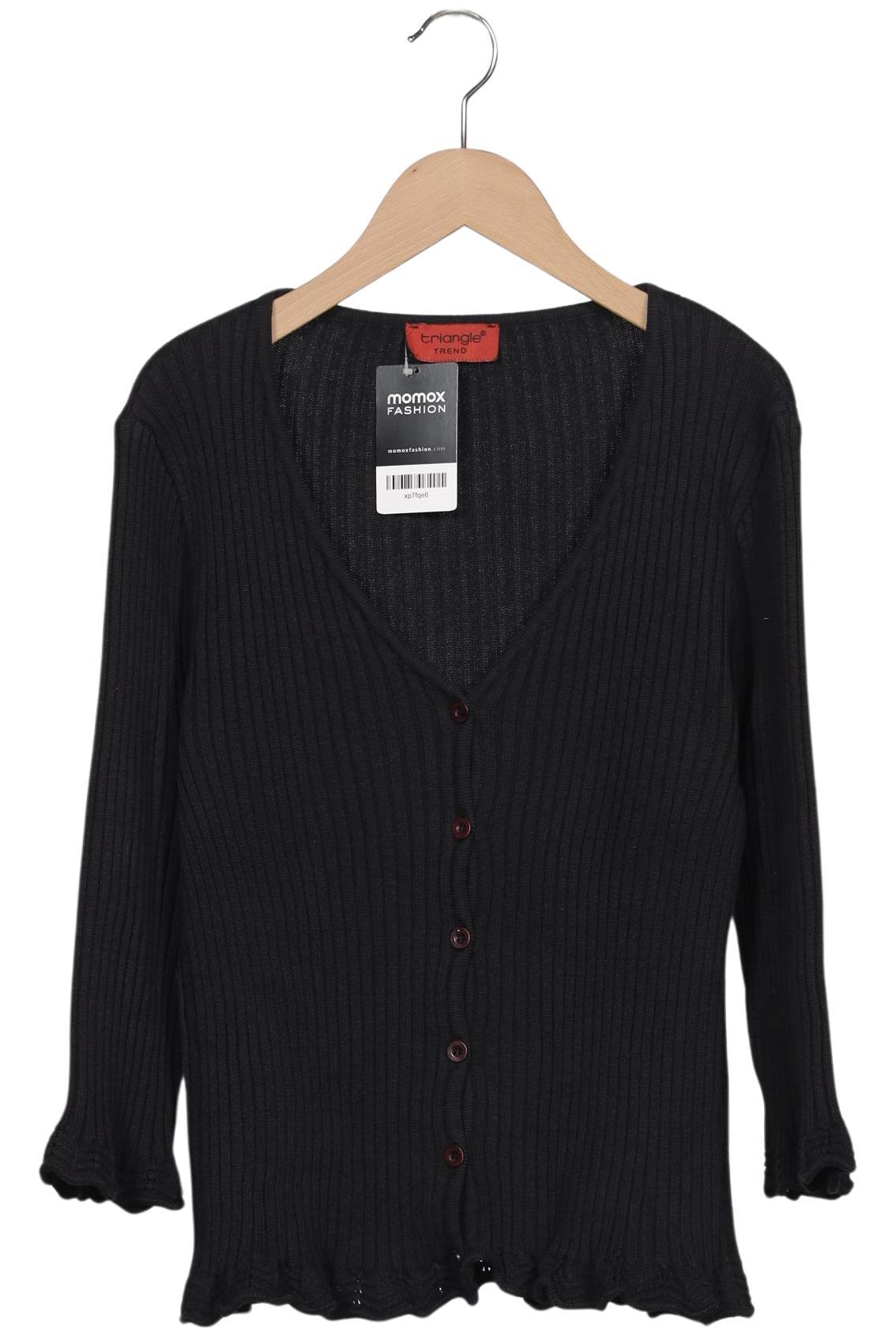 

Triangle Damen Strickjacke, schwarz, Gr. 42