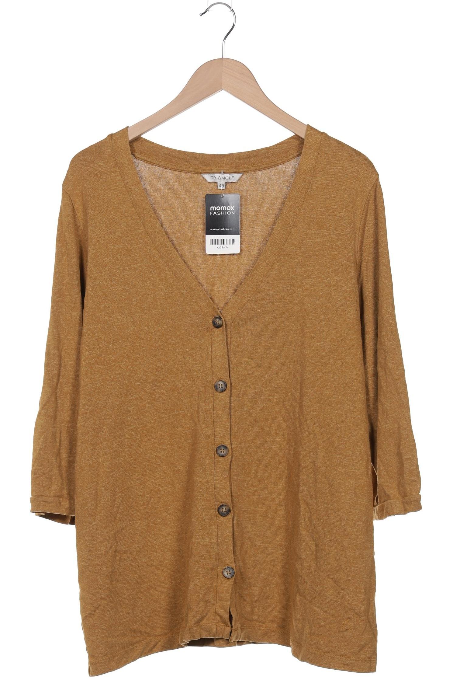 

Triangle Damen Strickjacke, braun, Gr. 48