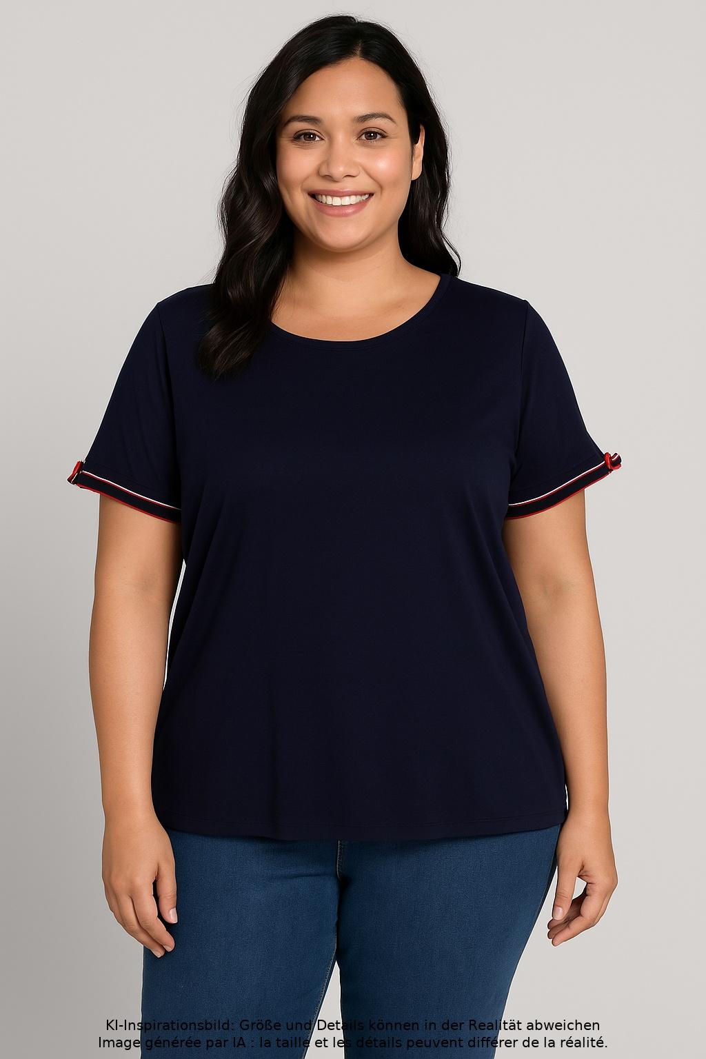 

Triangle Damen T-Shirt, marineblau, Gr. 44