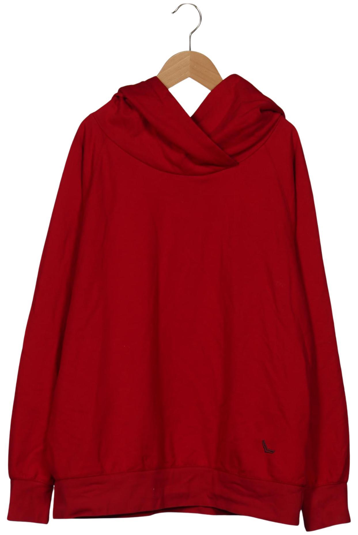

Trigema Damen Kapuzenpullover, rot, Gr. 44