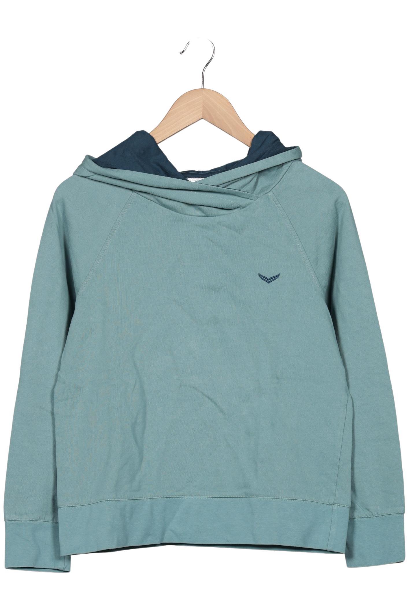 

Trigema Damen Kapuzenpullover, türkis, Gr. 36
