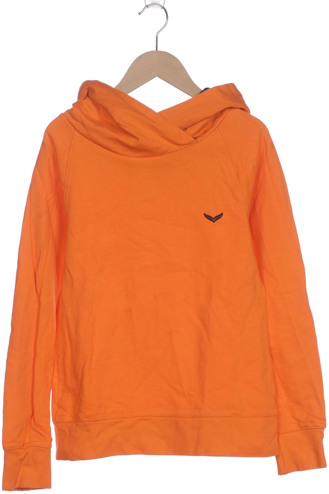 

Trigema Damen Kapuzenpullover, orange, Gr. 36