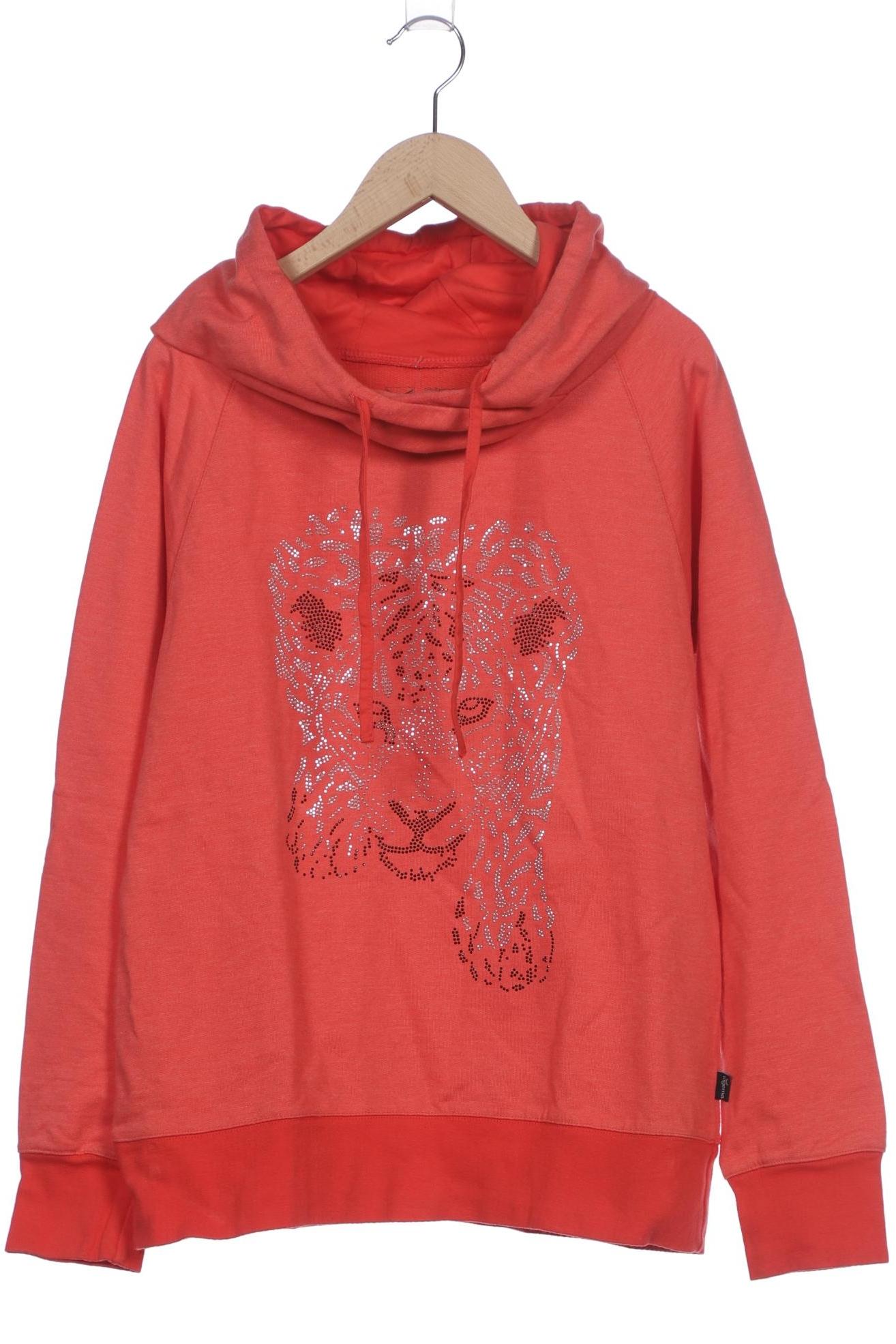 

Trigema Damen Kapuzenpullover, rot, Gr. 38