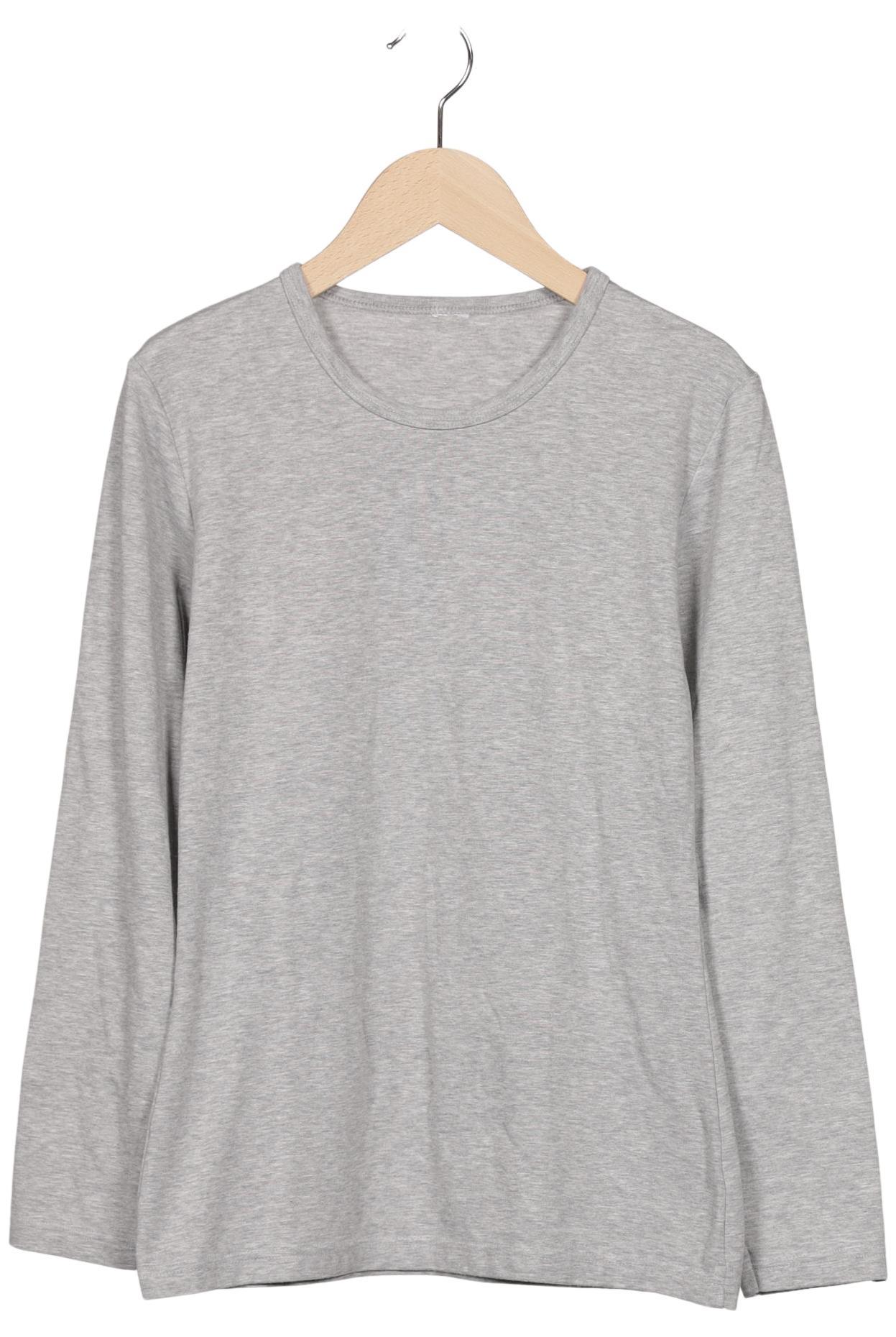 

Trigema Damen Langarmshirt, grau, Gr. 36