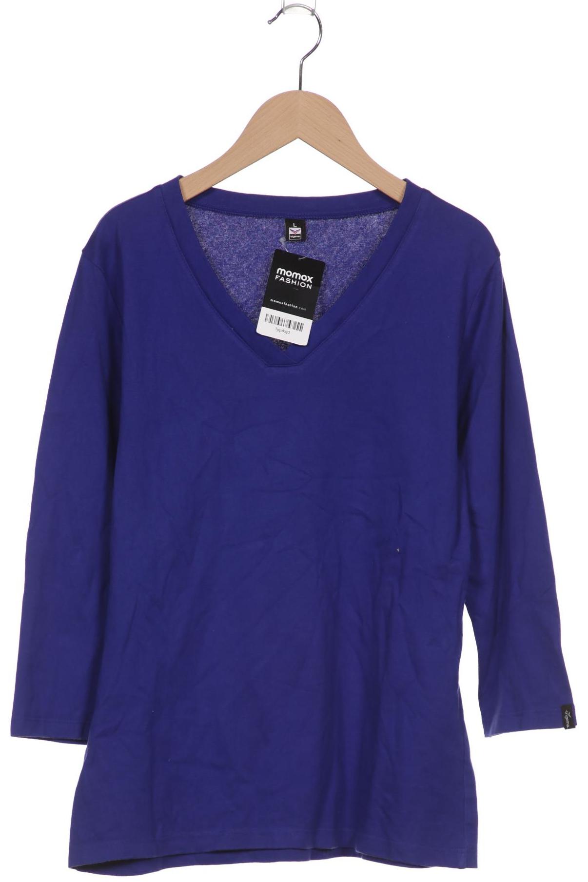 

Trigema Damen Langarmshirt, blau