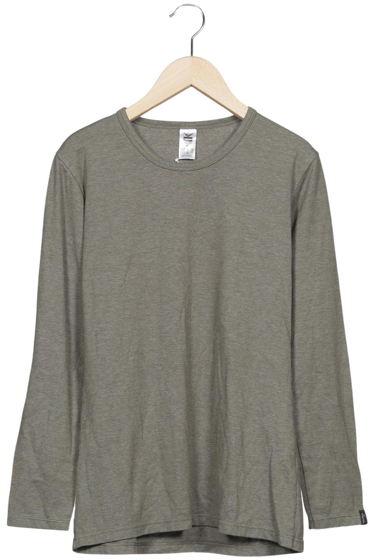 

Trigema Damen Langarmshirt, grün, Gr. 38