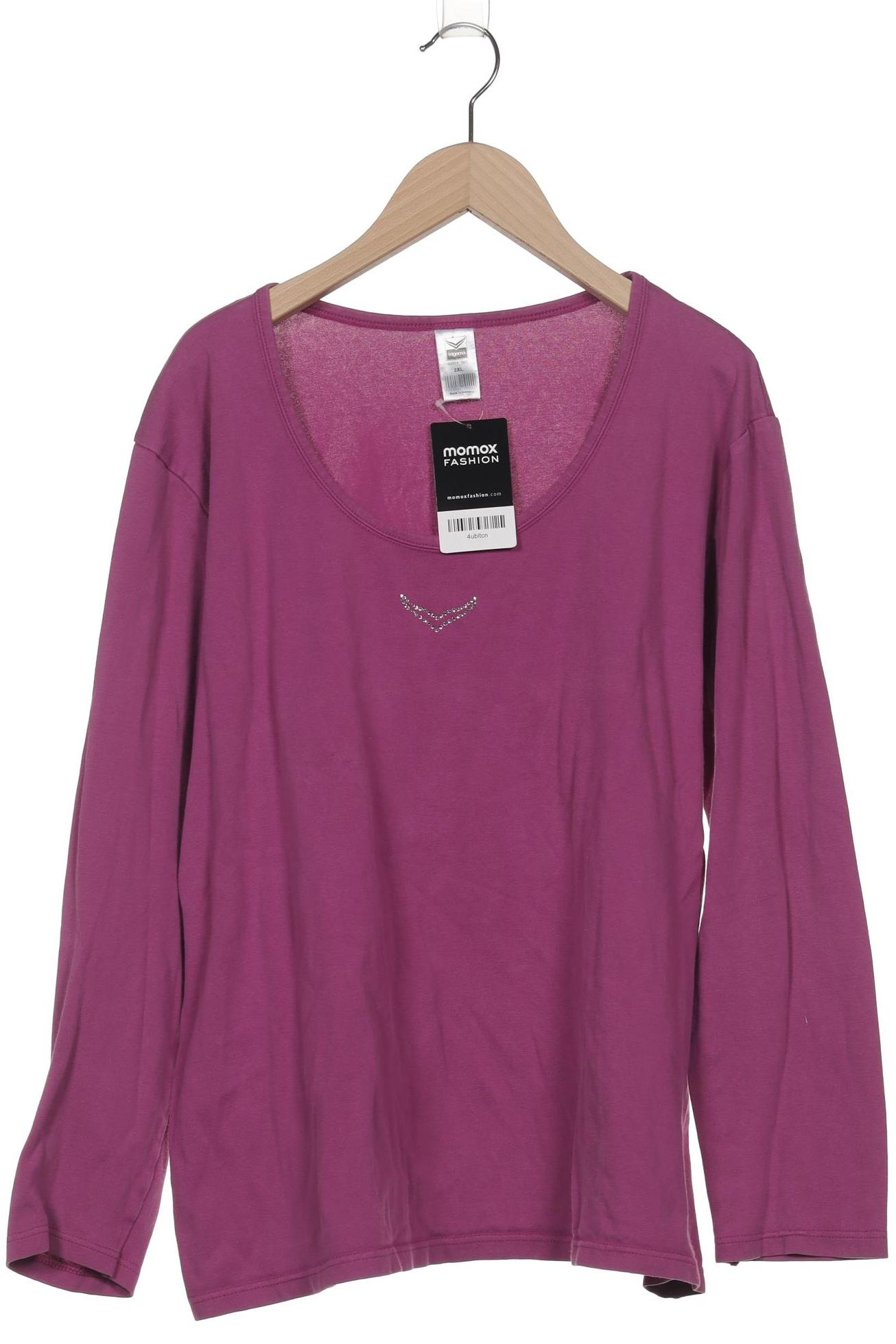 

Trigema Damen Langarmshirt, pink, Gr. 46
