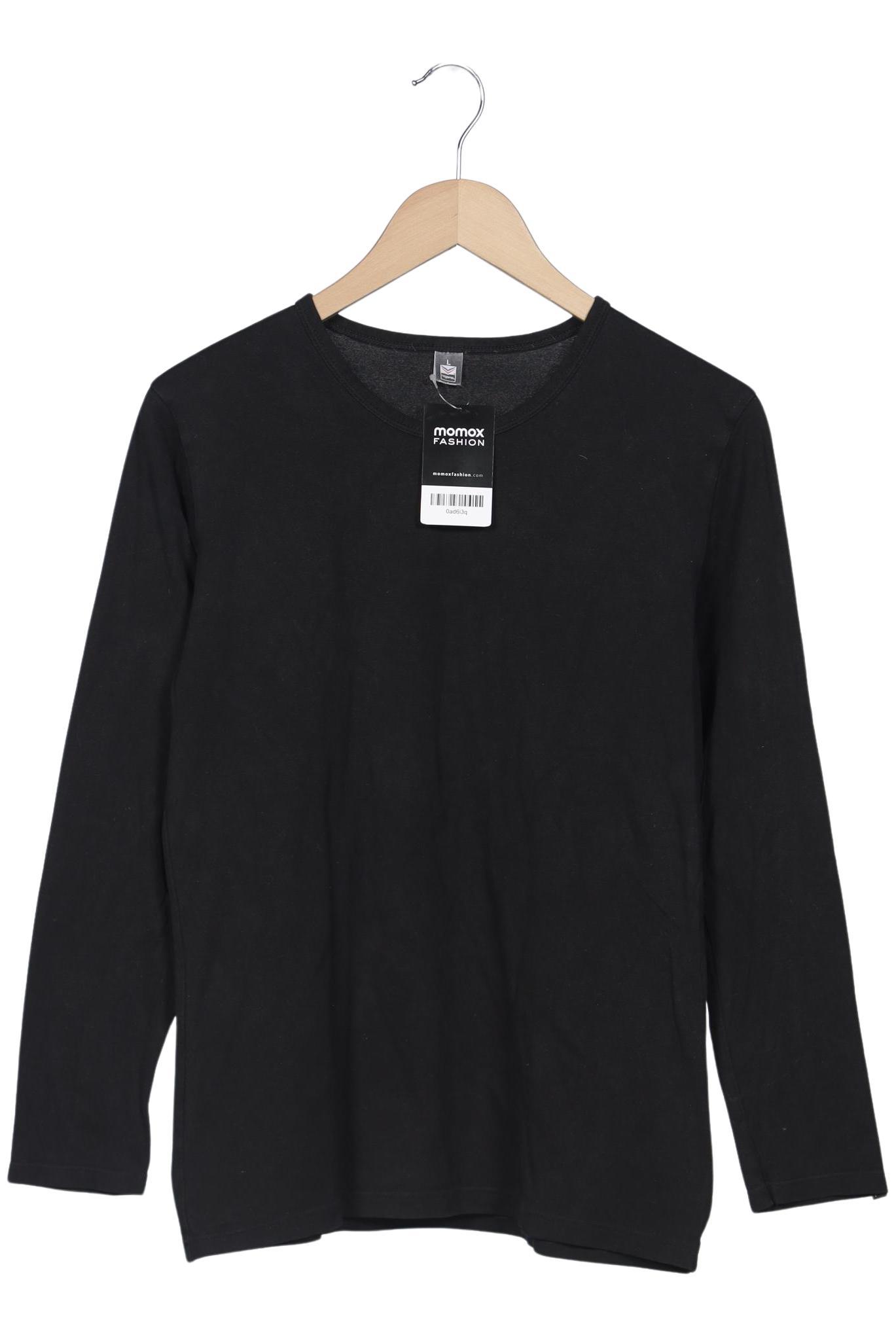 

Trigema Damen Langarmshirt, schwarz, Gr. 42