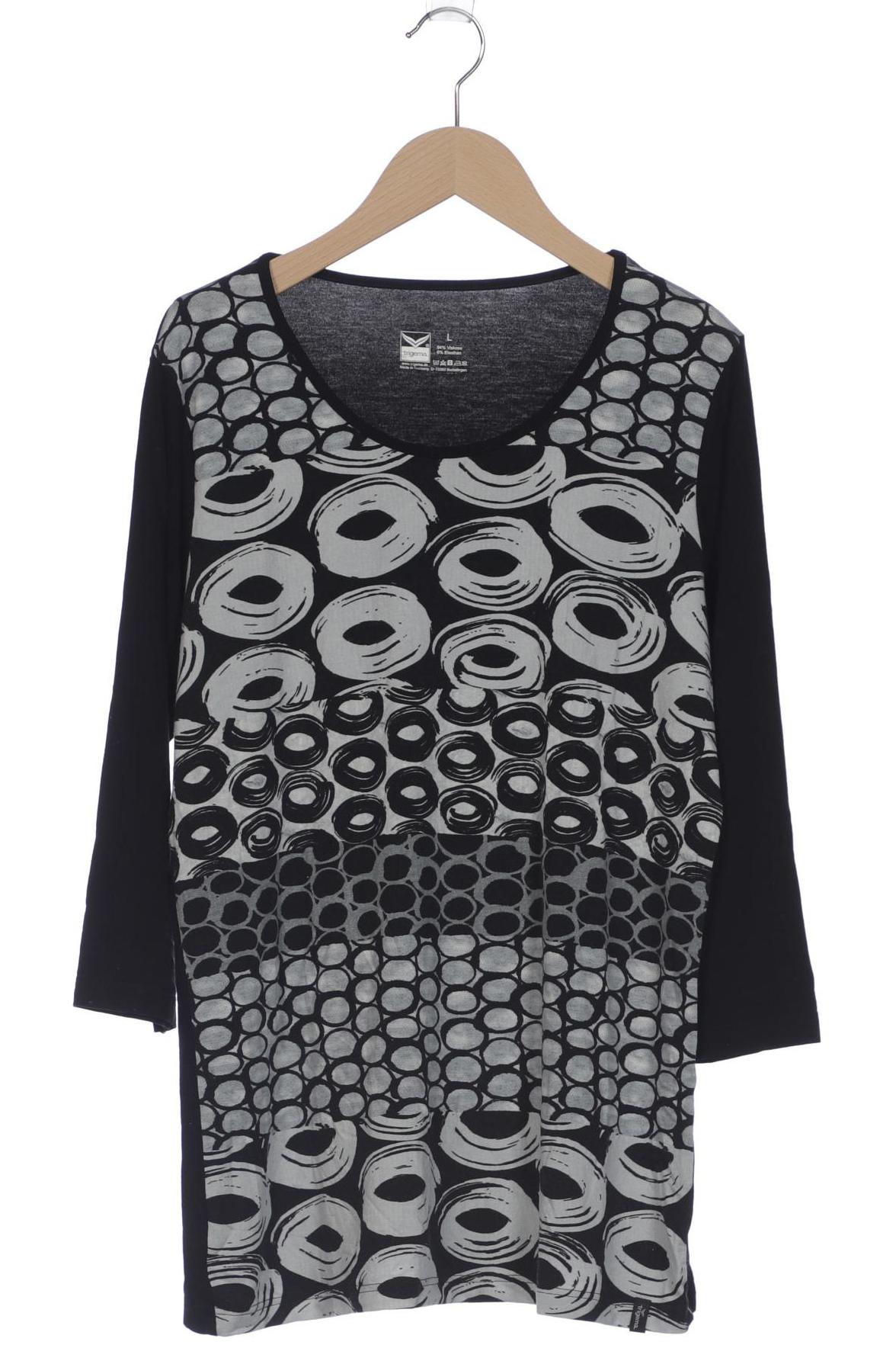 

Trigema Damen Langarmshirt, schwarz, Gr. 42