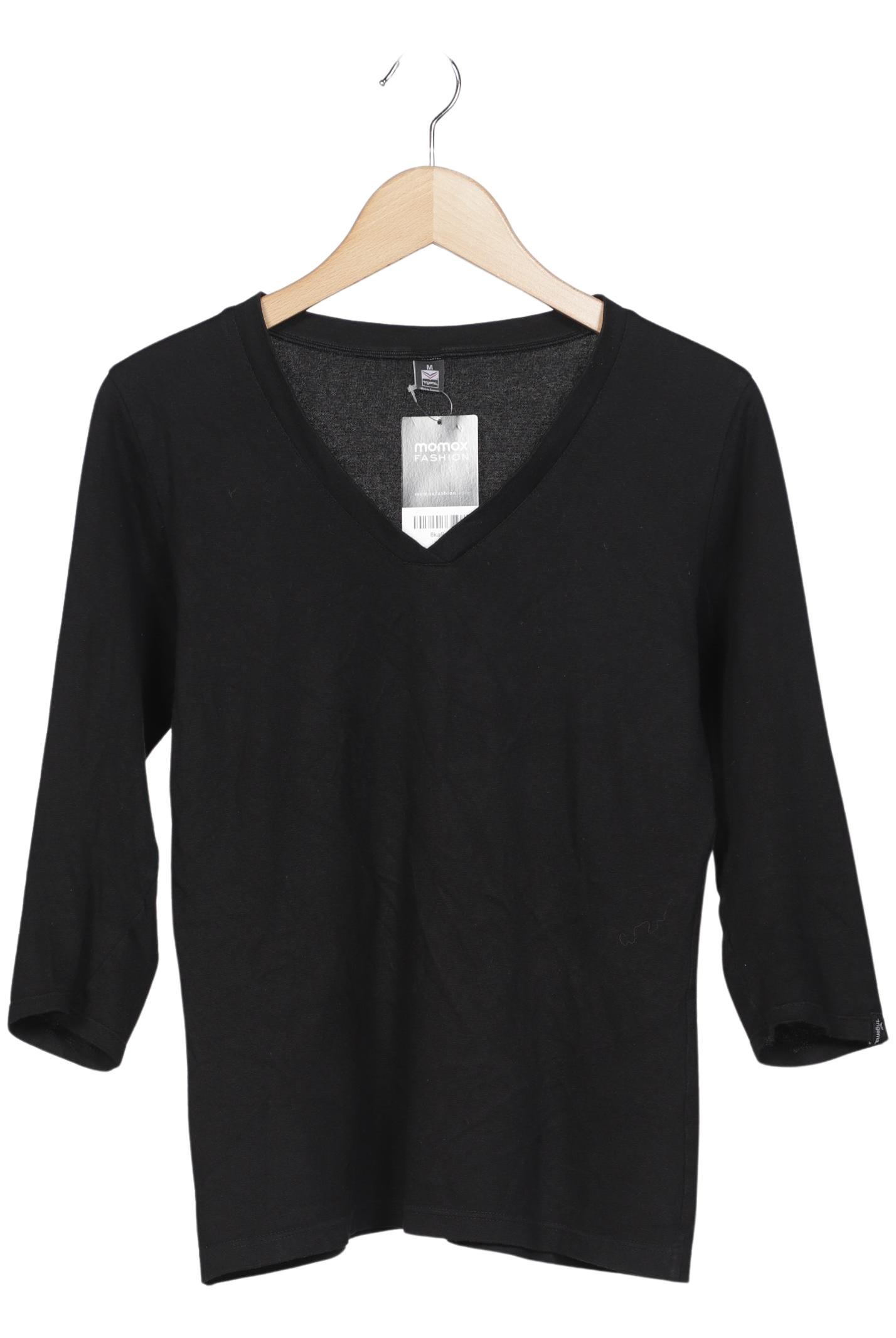 

Trigema Damen Langarmshirt, schwarz, Gr. 38