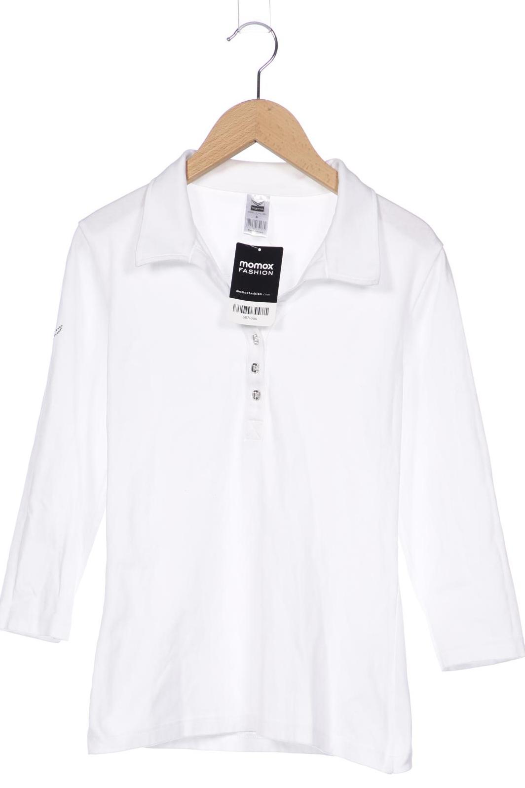 

Trigema Damen Langarmshirt, weiß, Gr. 36