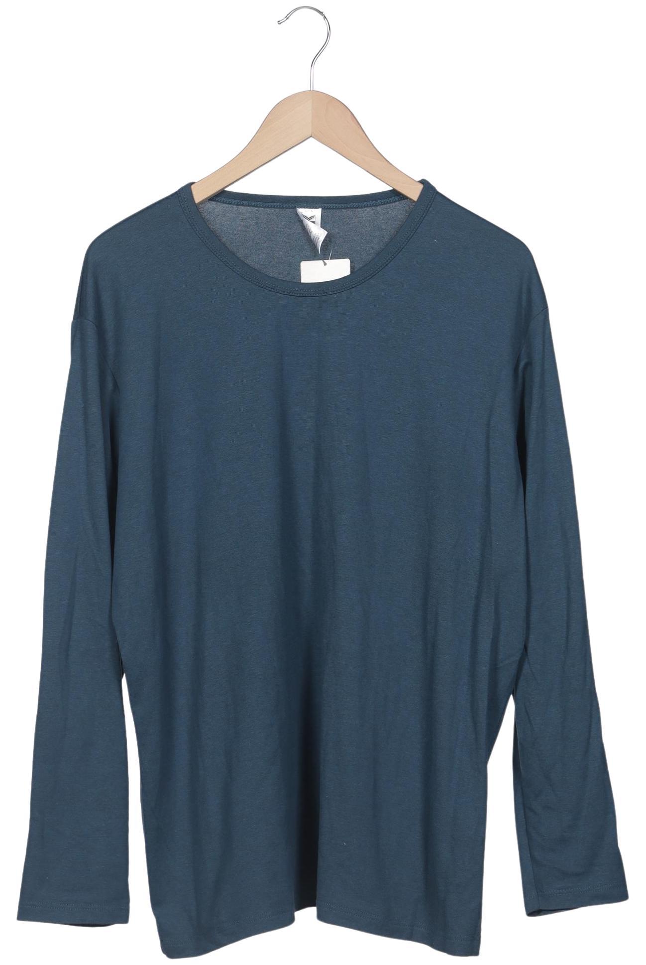 

Trigema Damen Langarmshirt, blau, Gr. 48