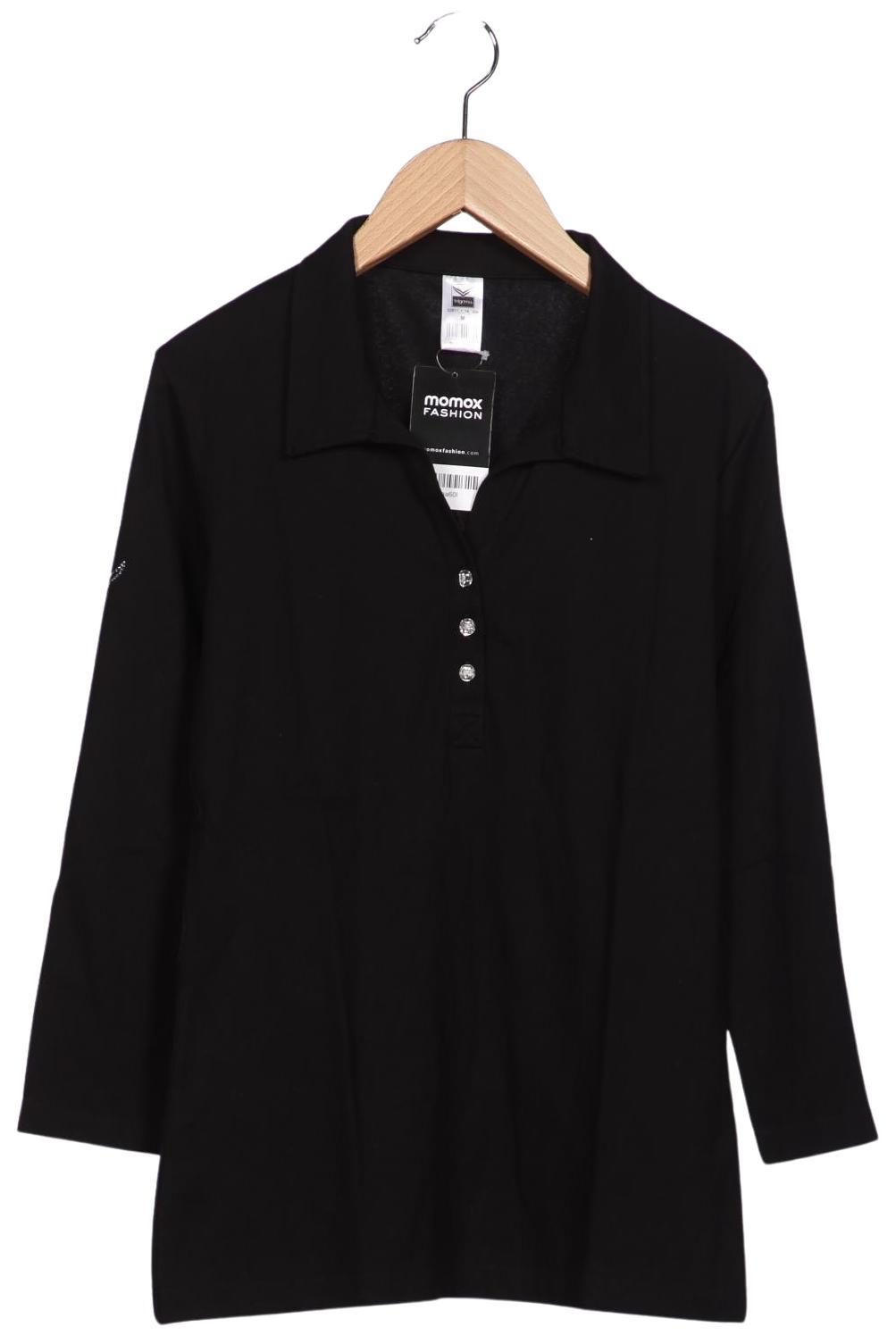 

Trigema Damen Langarmshirt, schwarz, Gr. 38