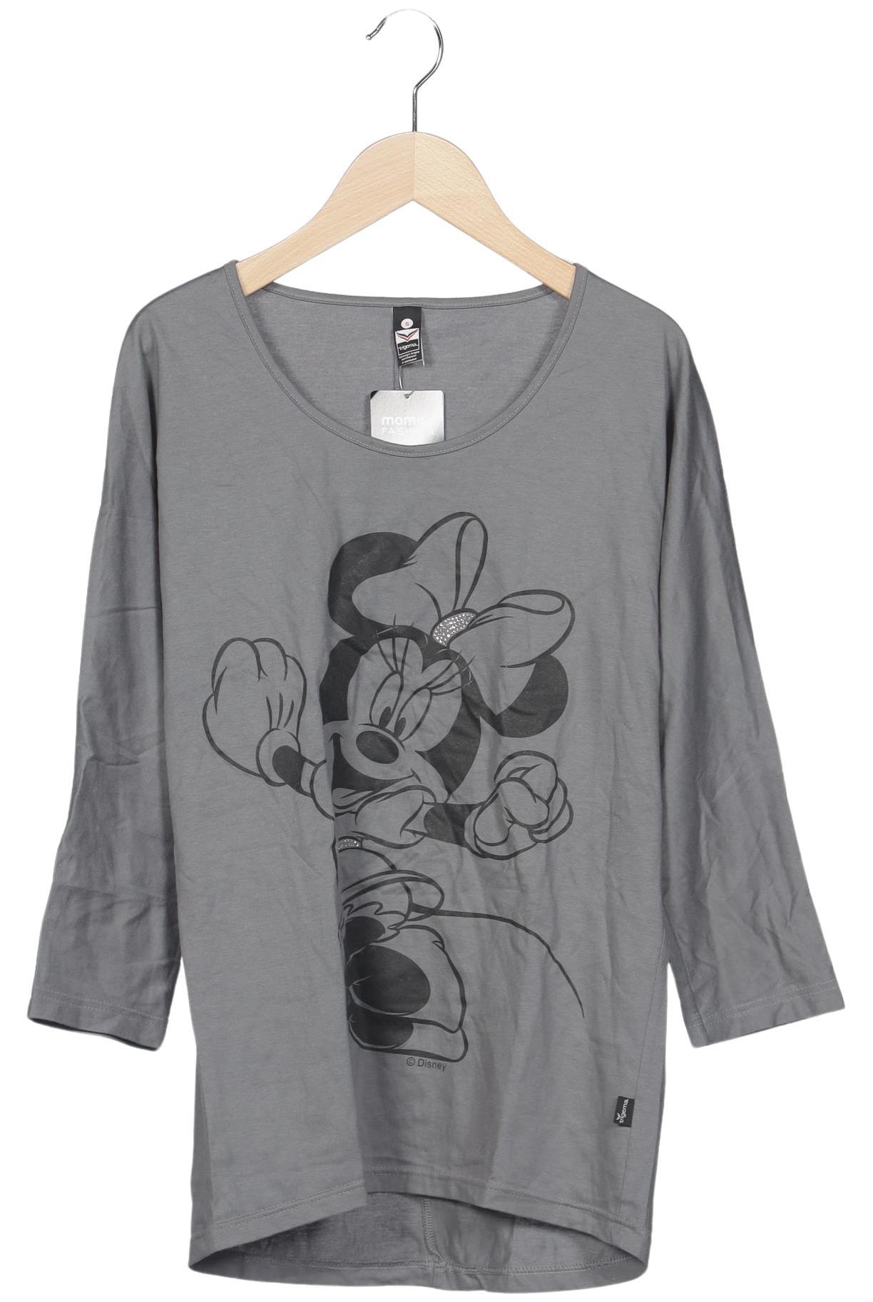 

Trigema Damen Langarmshirt, grau, Gr. 36