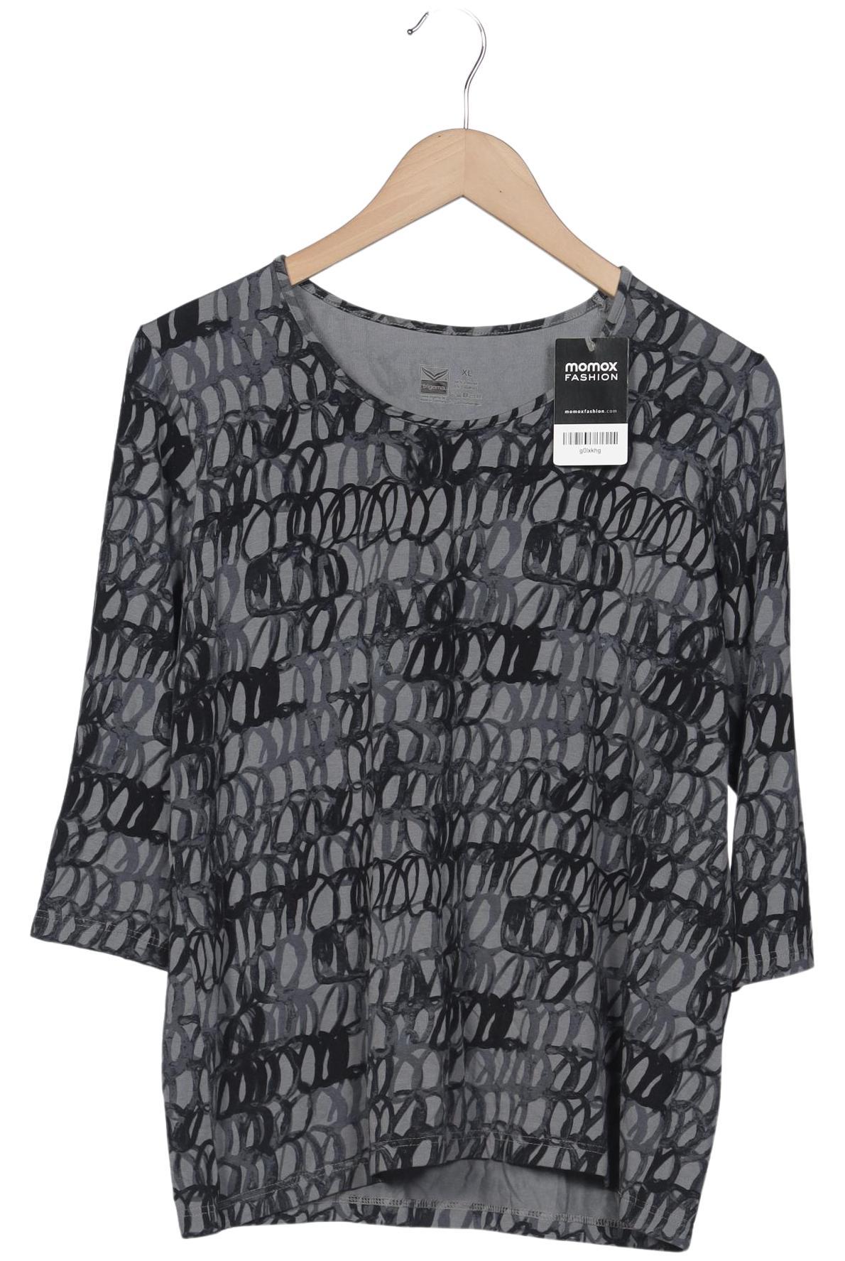 

Trigema Damen Langarmshirt, grau, Gr. 44