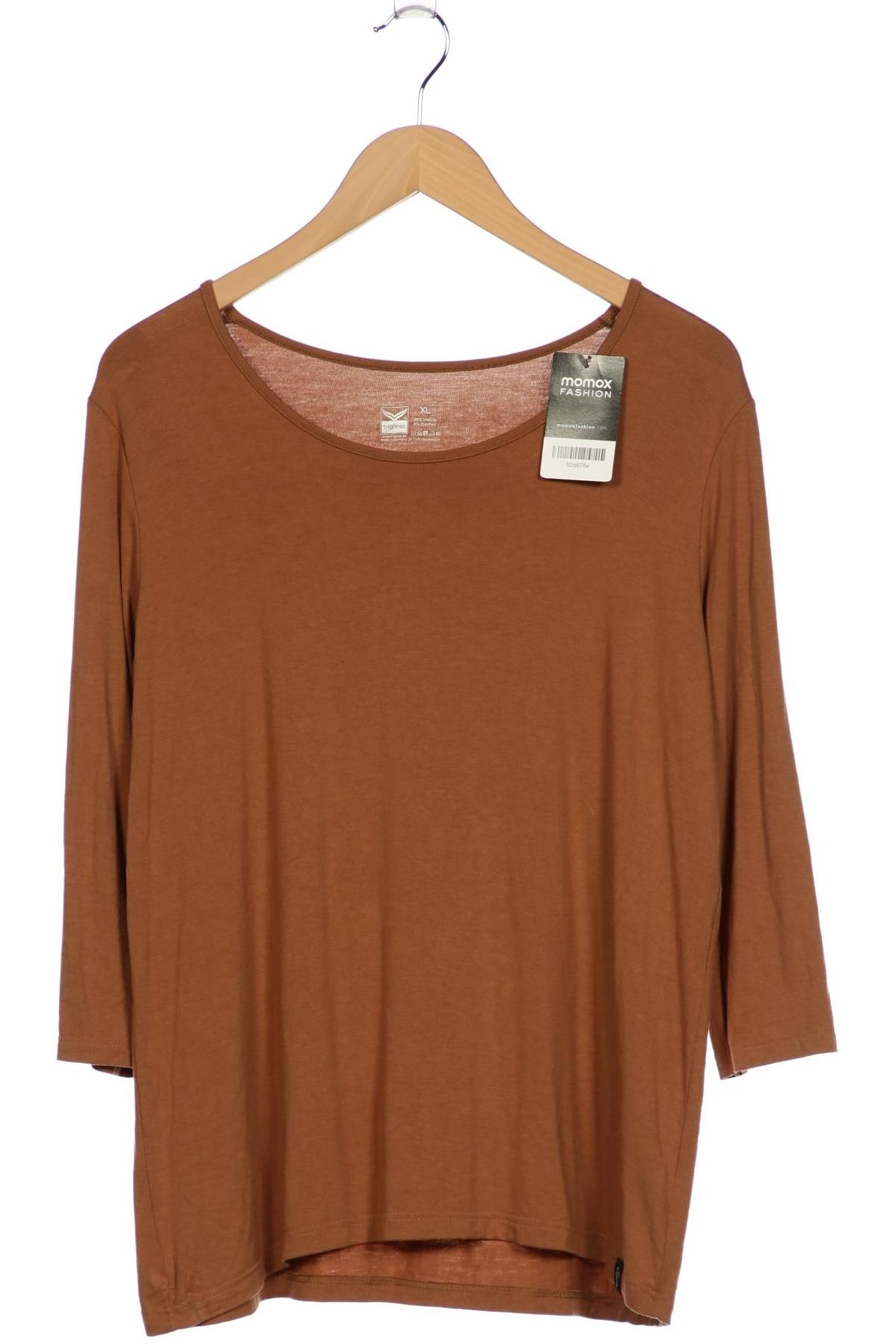 

Trigema Damen Langarmshirt, braun, Gr. 44
