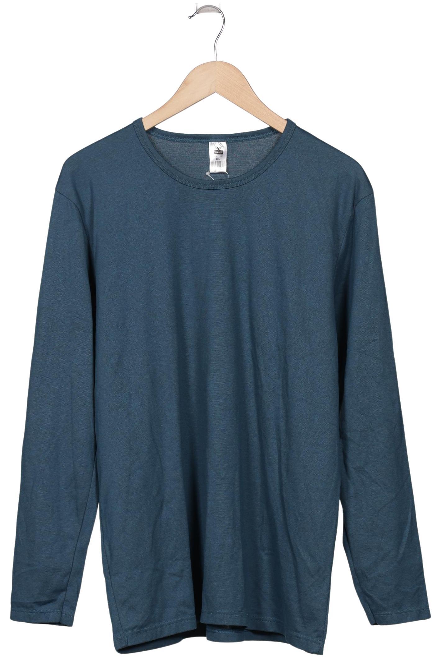 

Trigema Damen Langarmshirt, blau, Gr. 46