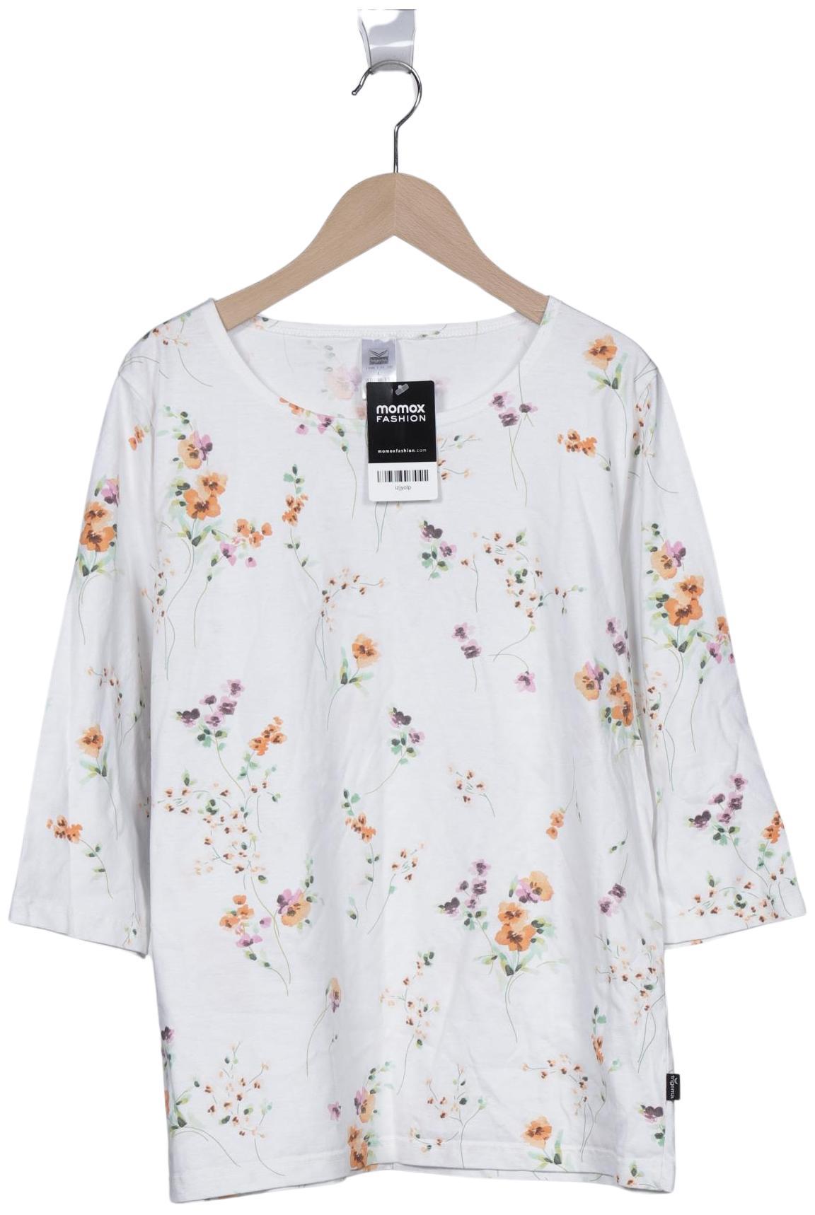 

Trigema Damen Langarmshirt, weiß, Gr. 42