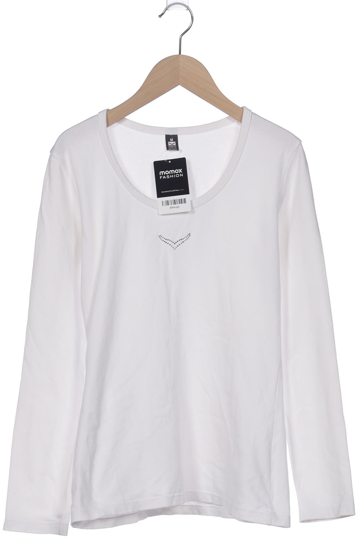 

Trigema Damen Langarmshirt, weiß, Gr. 38