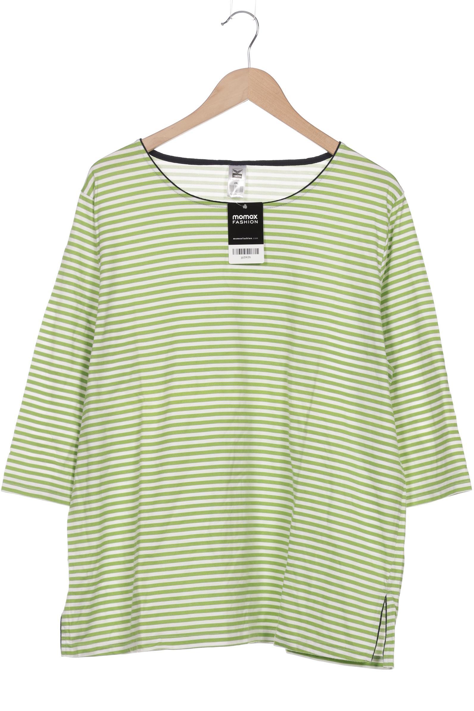 

Trigema Damen Langarmshirt, grün, Gr. 46
