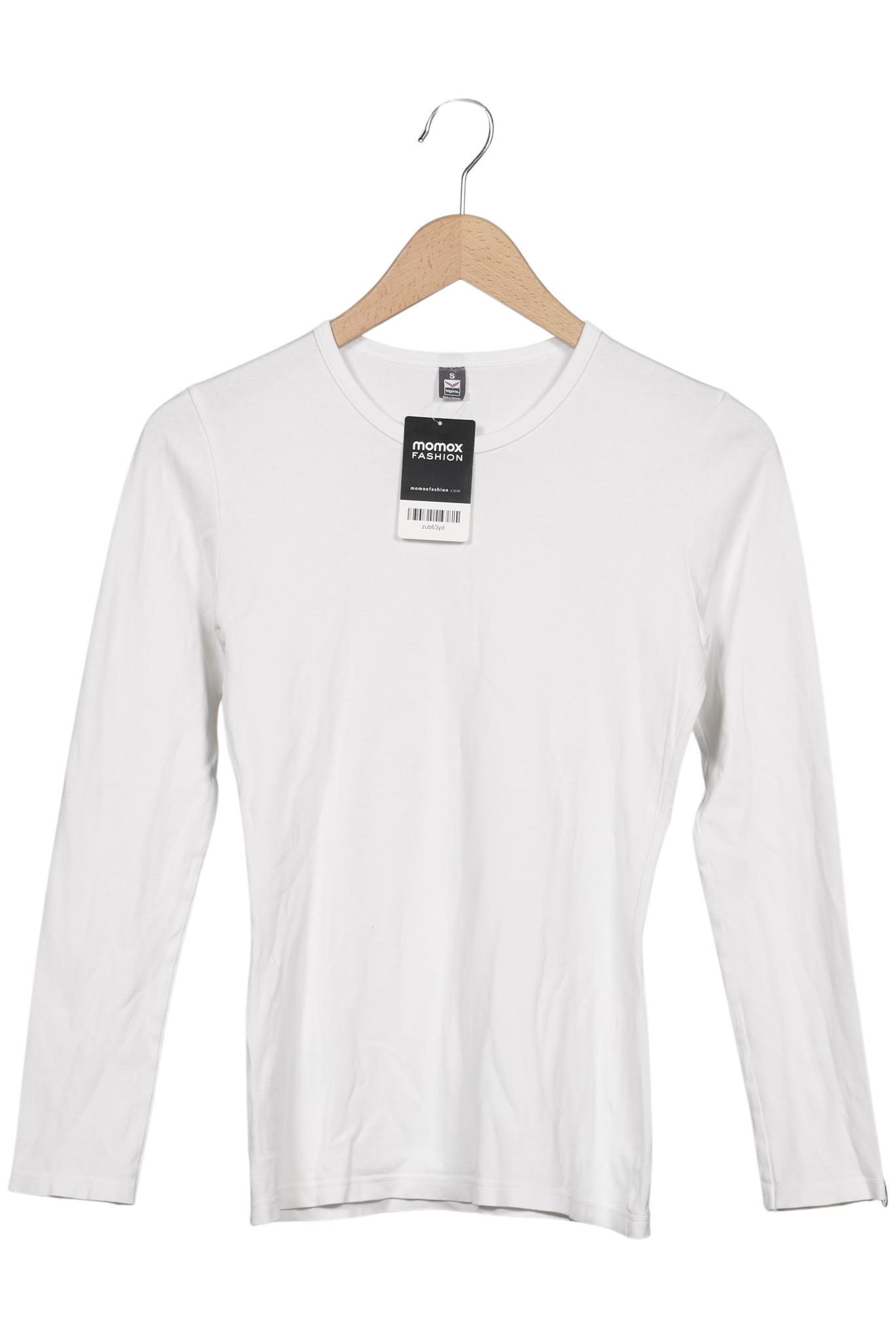 

Trigema Damen Langarmshirt, weiß, Gr. 36