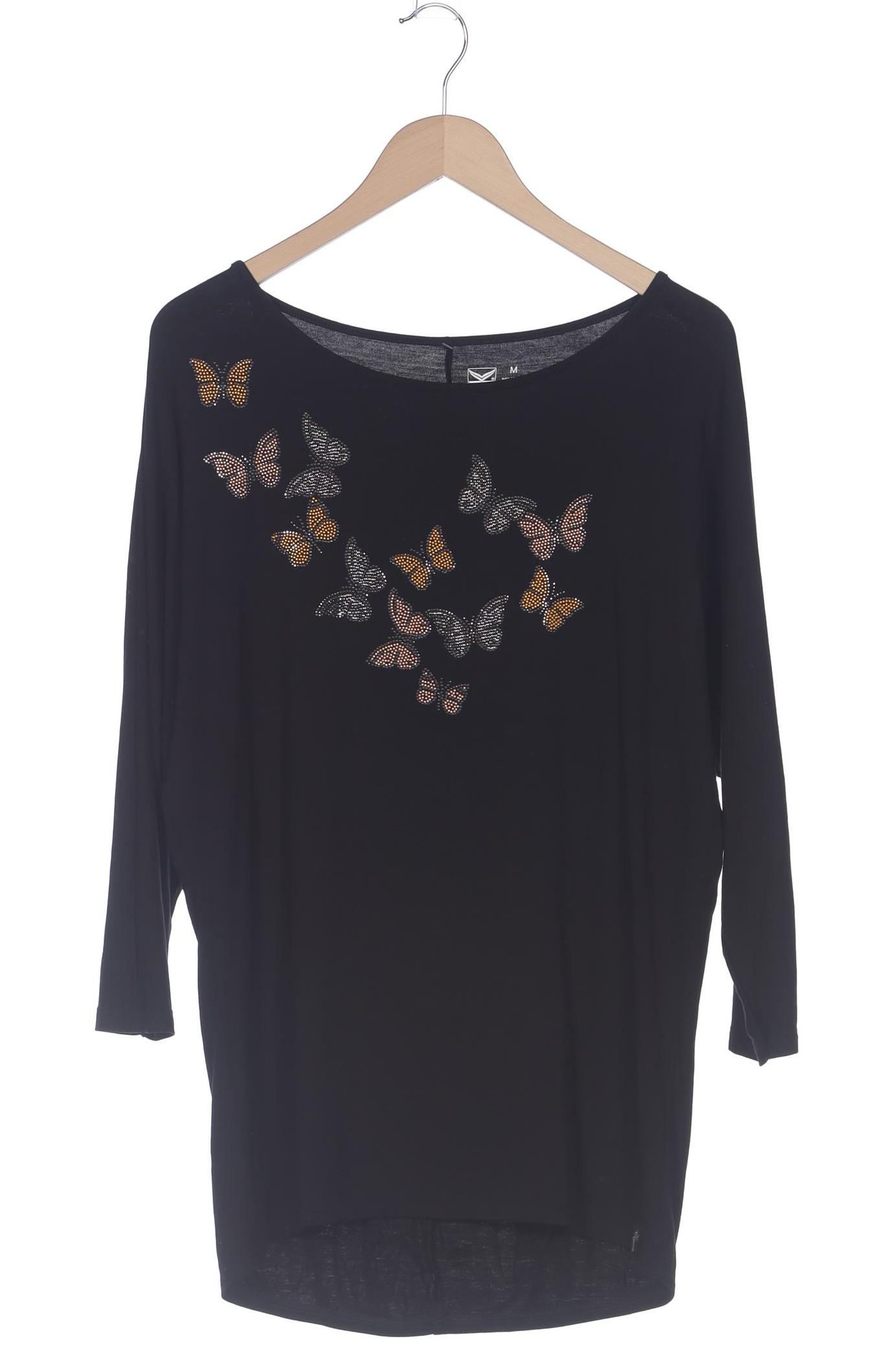 

Trigema Damen Langarmshirt, schwarz, Gr. 38