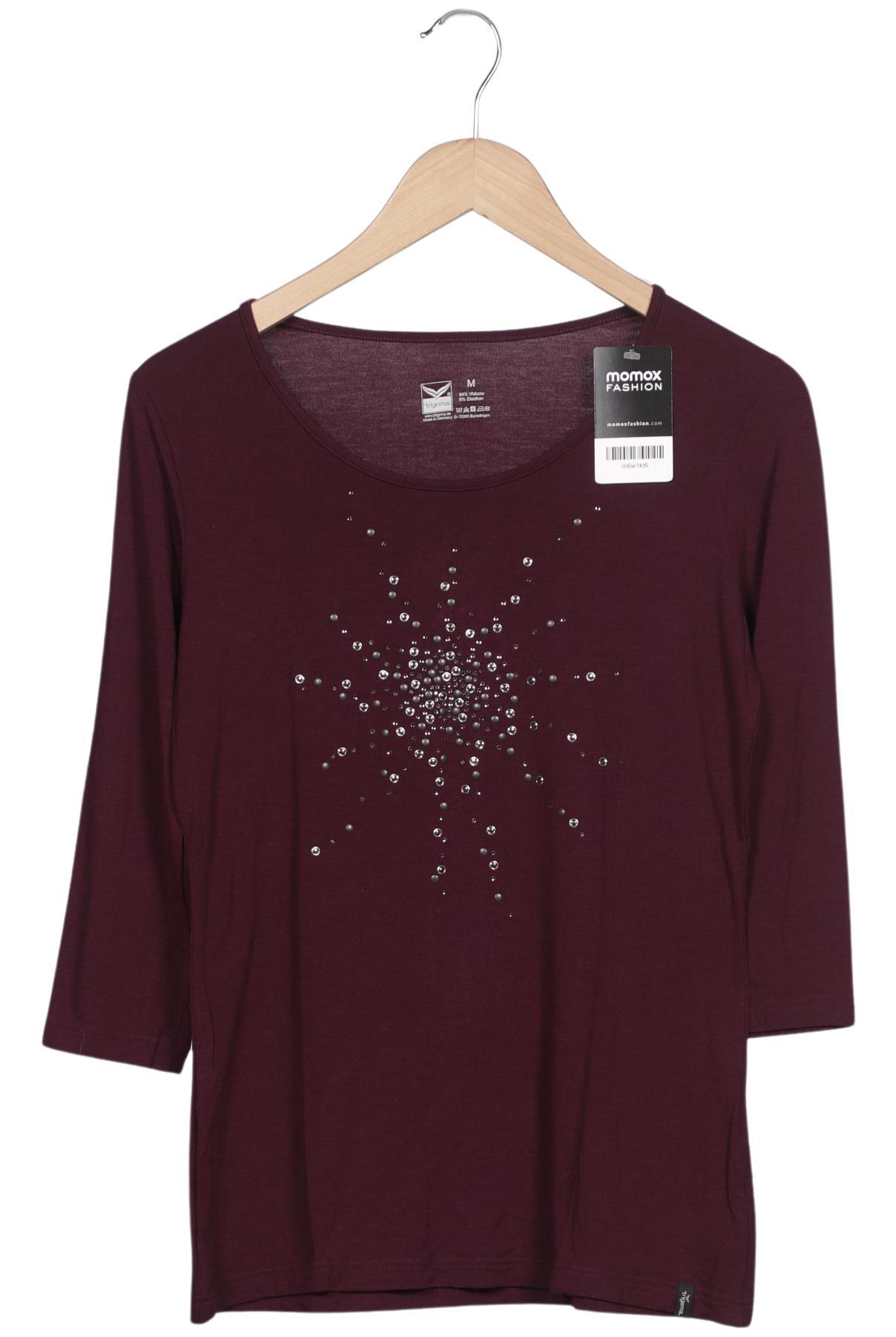 

Trigema Damen Langarmshirt, bordeaux, Gr. 38