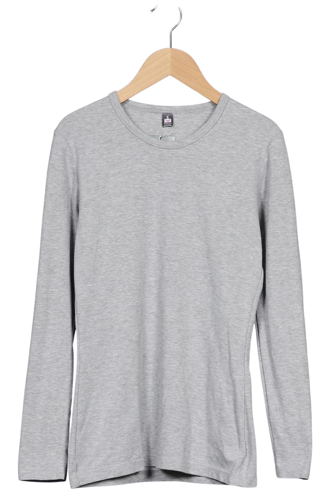 

Trigema Damen Langarmshirt, grau, Gr. 36