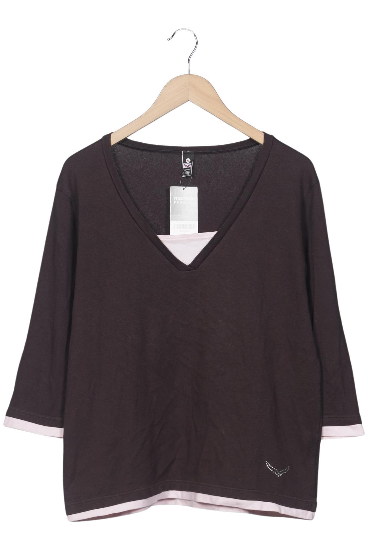 

Trigema Damen Langarmshirt, braun, Gr. 44